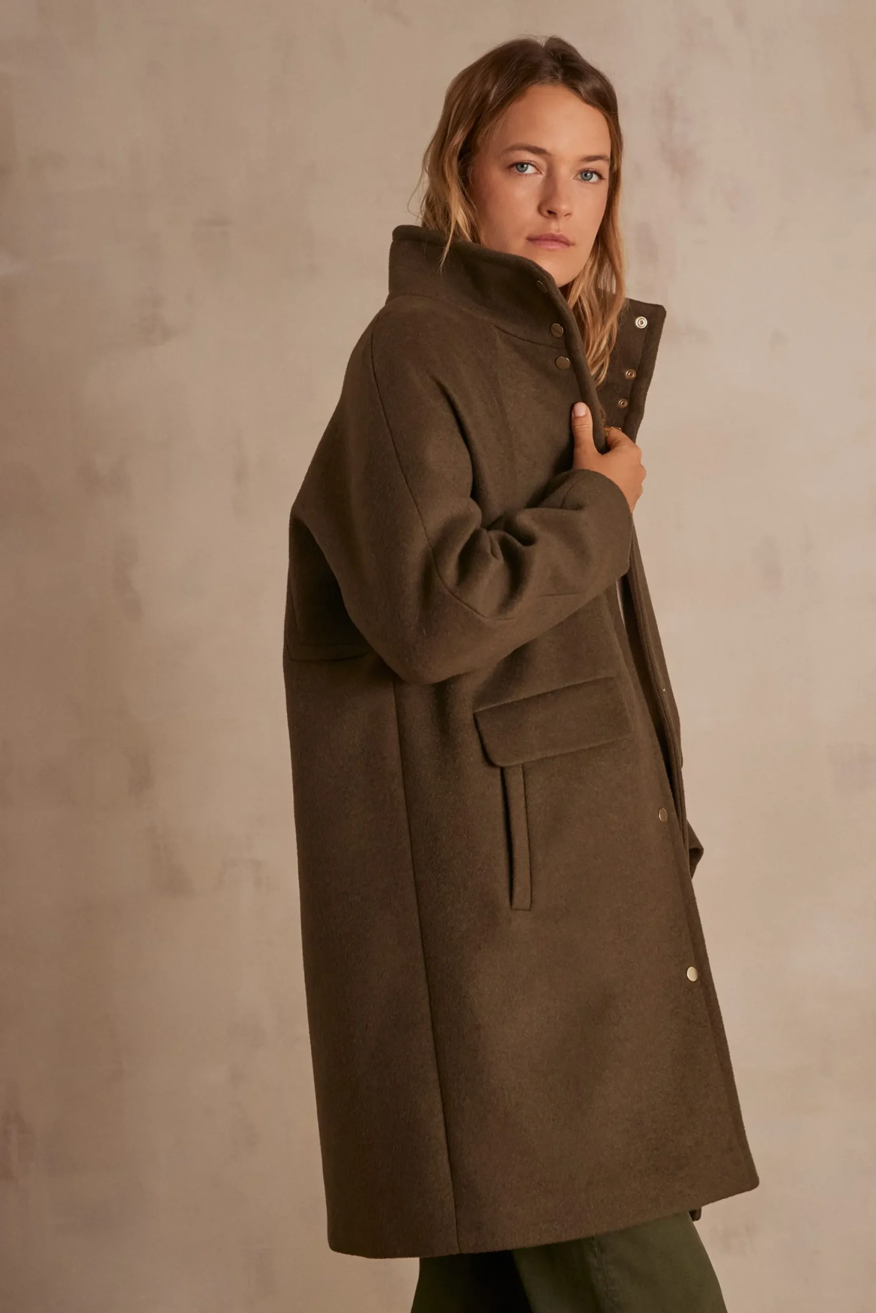 Maison 123 Manteaux Longs|Manteaux En Laine>Manteau ALPHA SAUGE