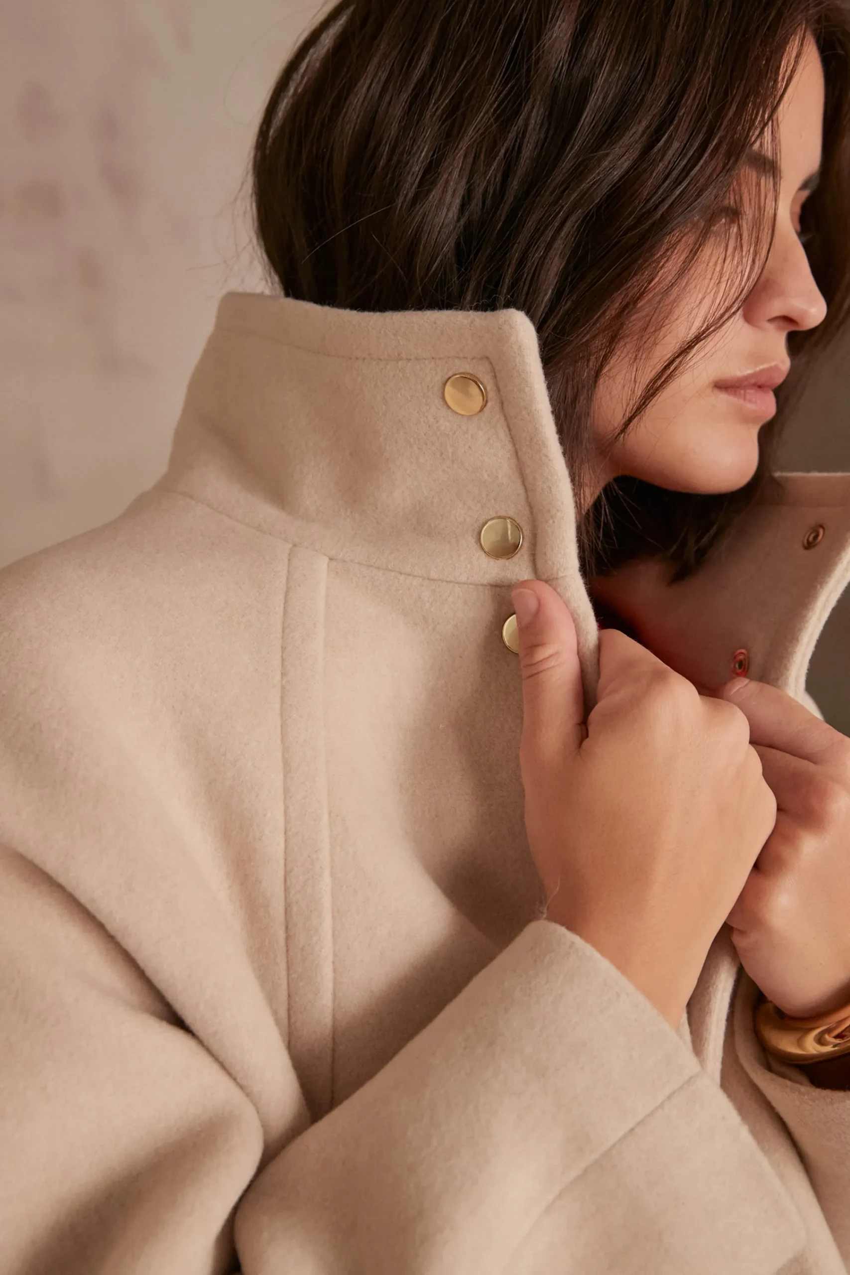 Maison 123 Manteaux Longs|Manteaux Courts>Manteau en laine ALPHA NATUREL