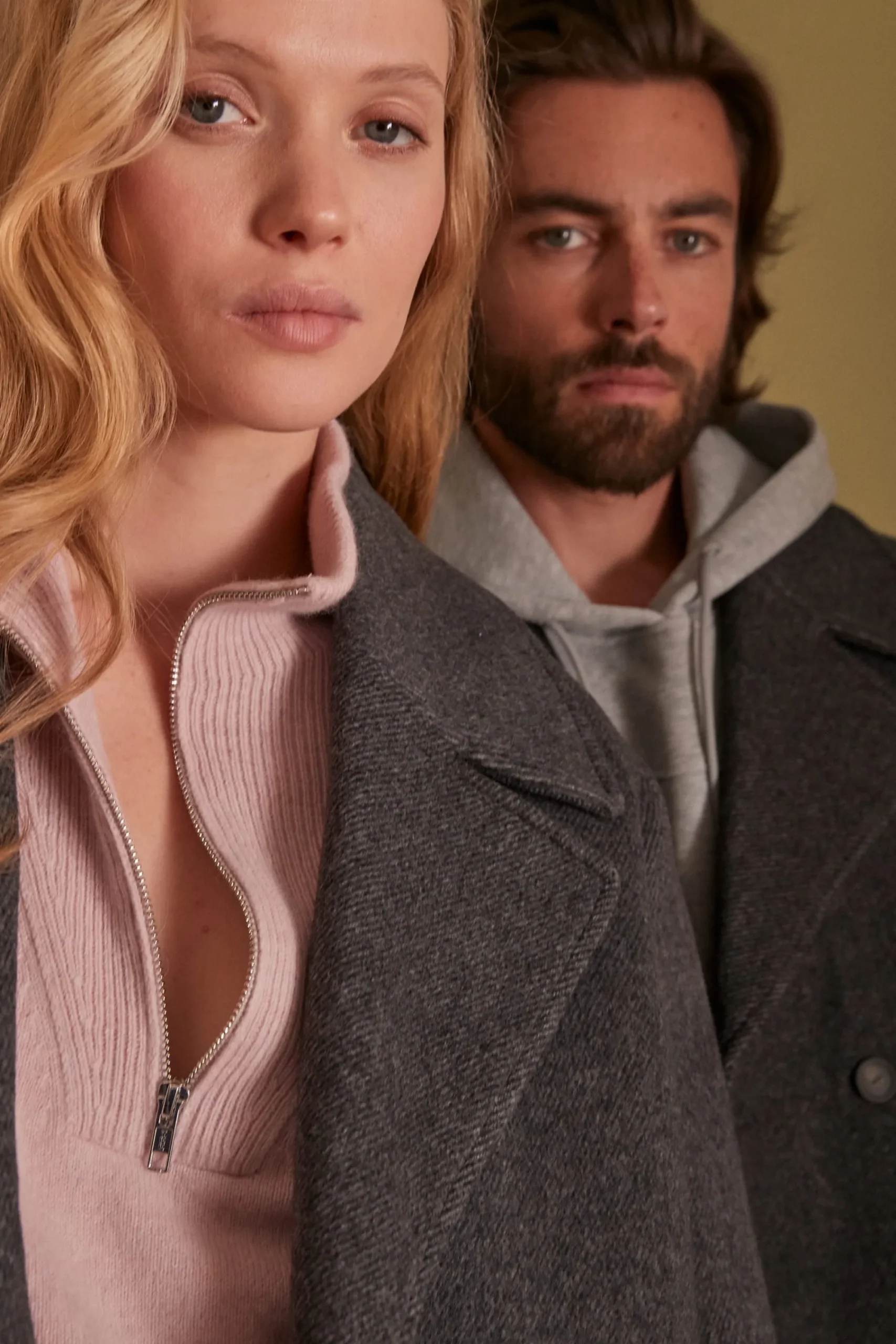 Maison 123 Manteaux Courts|Manteaux En Laine>Manteau unisexe FLETCHER BIS ANTHRACITE