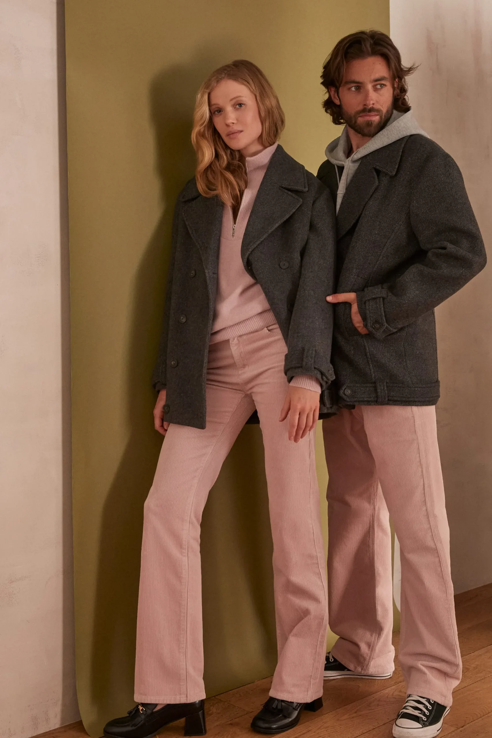 Maison 123 Manteaux Courts|Manteaux En Laine>Manteau unisexe FLETCHER BIS ANTHRACITE