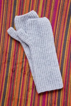 Maison 123 Gants>Mitaines en laine ANA CHINE CLAIR