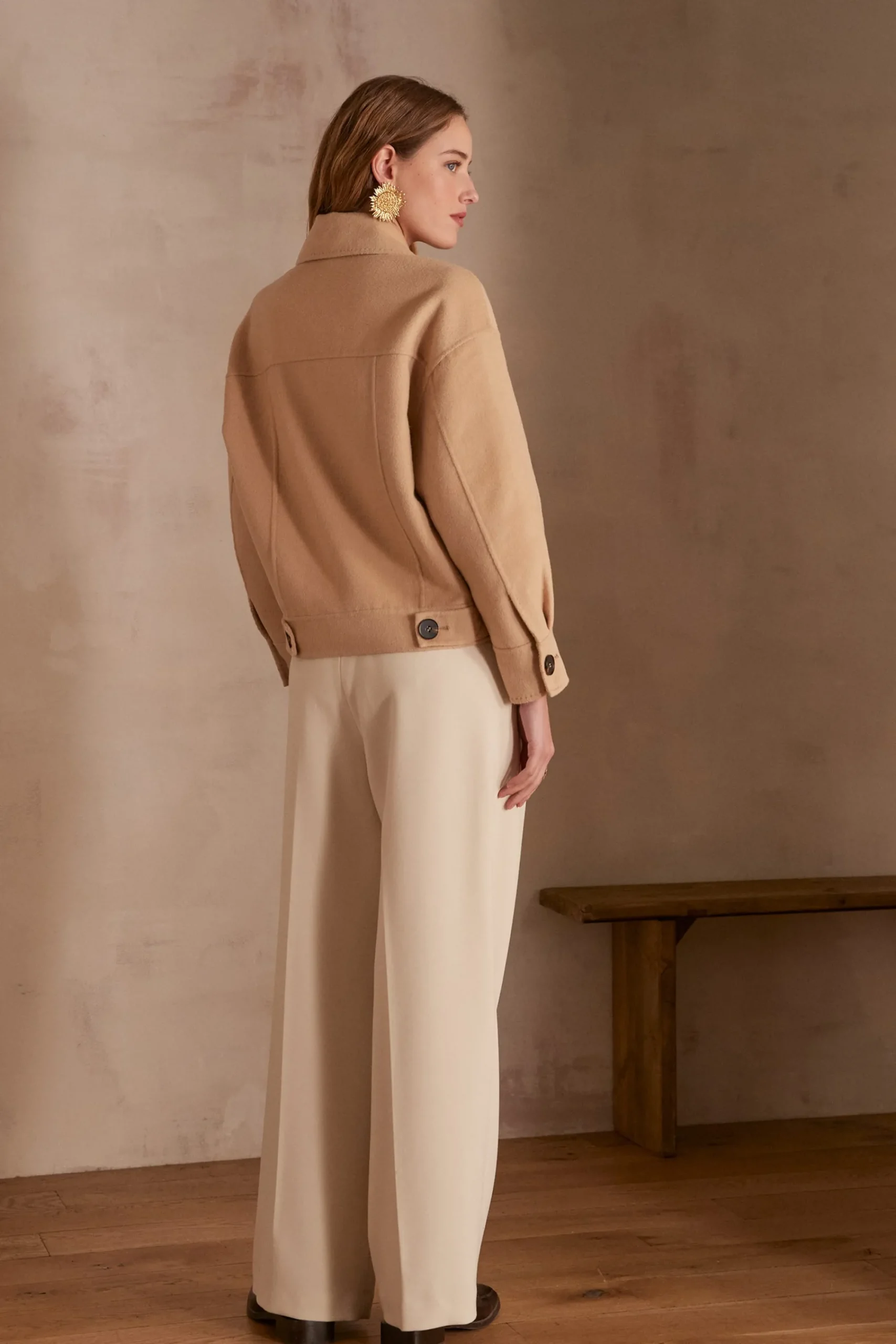 Maison 123 Pantalons Fluides|Pantalons Larges>Pantalon BENJI NATUREL