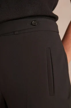 Maison 123 Pantalons De Tailleur|Pantalons Fluides>Pantalon chino LARA Produit labellisé We Care mettant en avant l'utilisation de matières plus responsables et la valorisation de la production locale NOIR