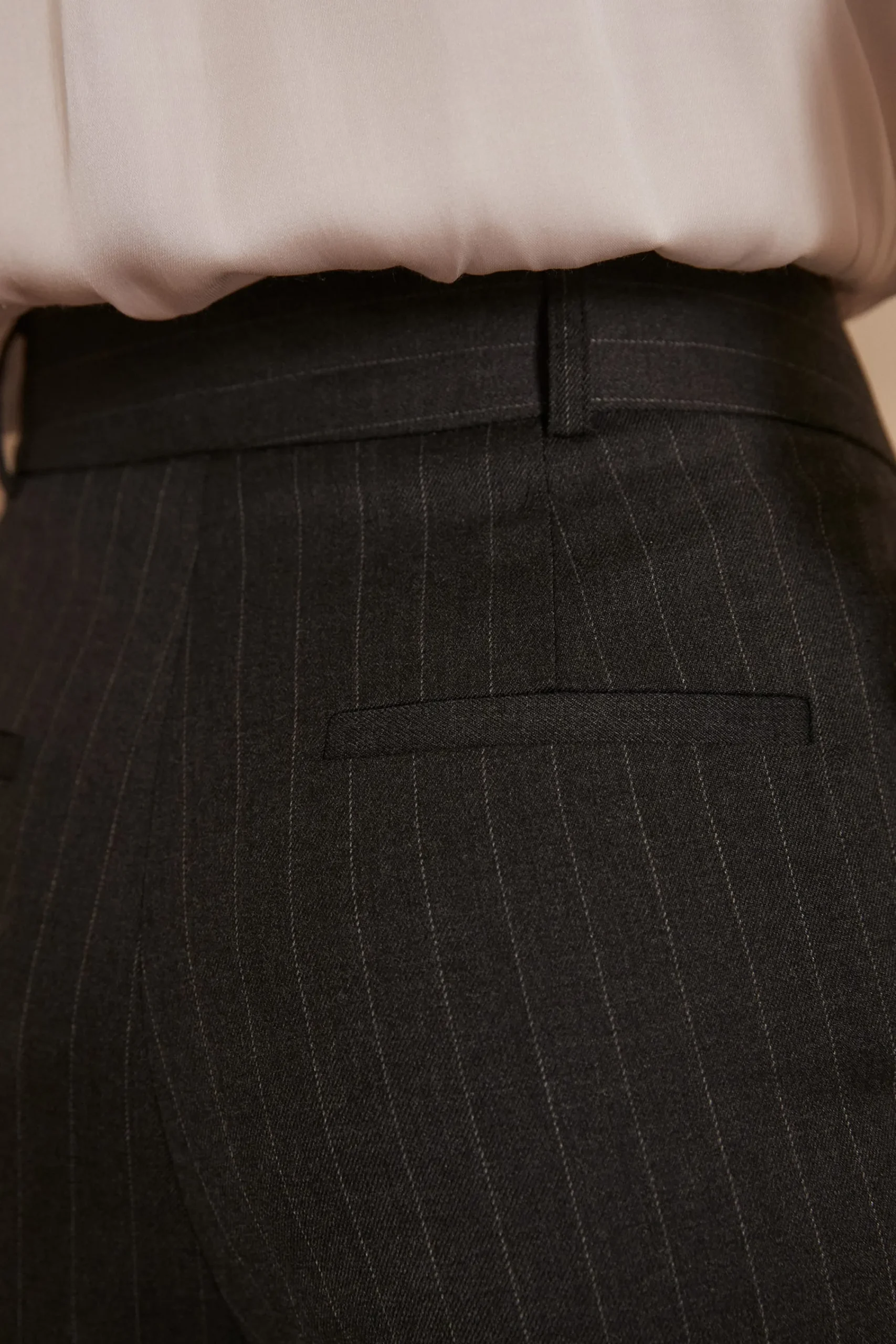 Maison 123 Pantalons De Tailleur|Pantalons Fluides>Pantalon de tailleur large LAYLA ANTHRACITE
