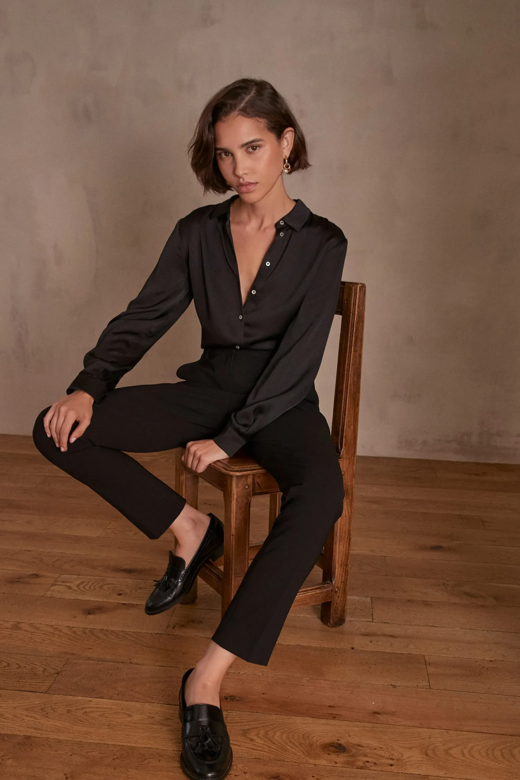 Maison 123 Pantalons De Tailleur|Pantalons Noirs>Pantalon FELIX NOIR