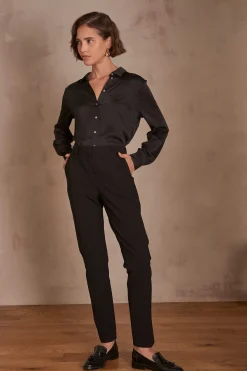Maison 123 Pantalons De Tailleur|Pantalons Noirs>Pantalon FELIX NOIR