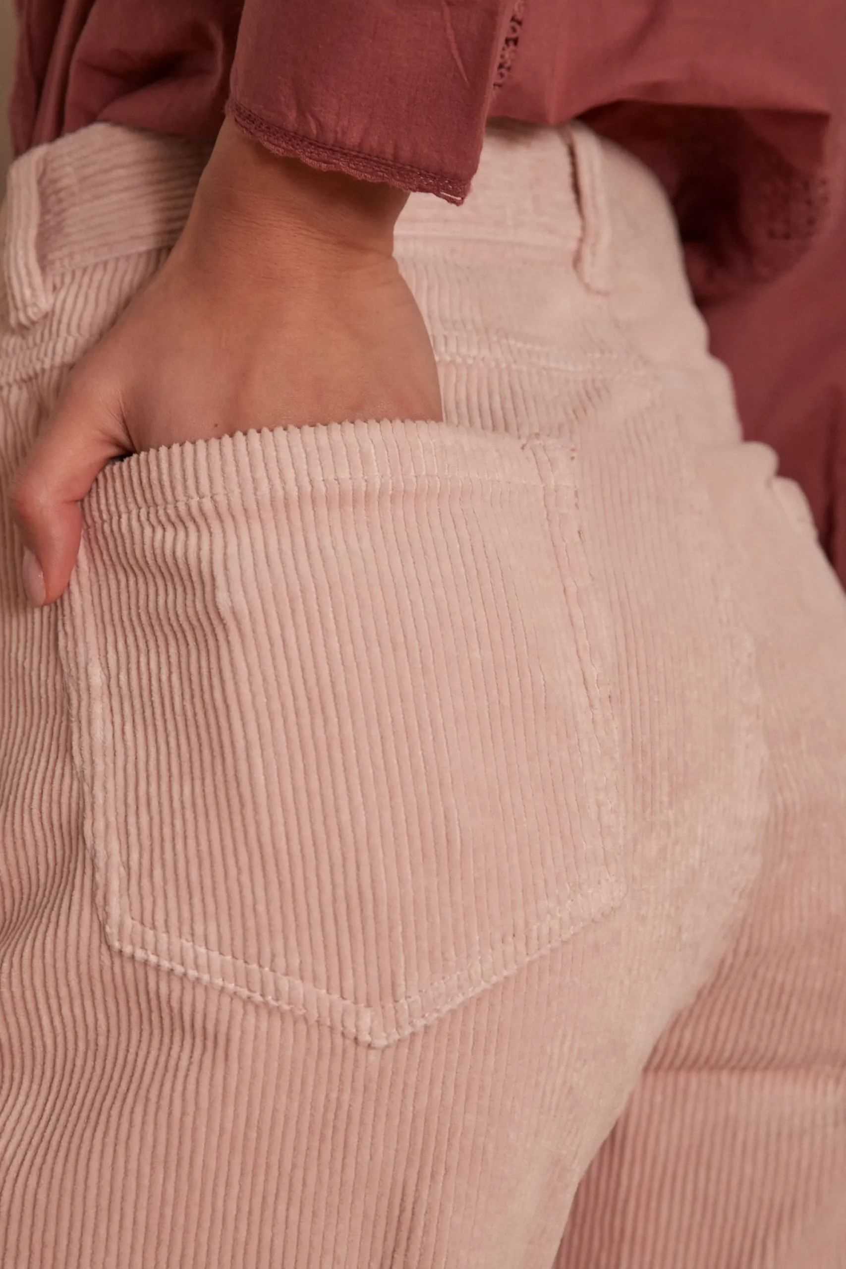 Maison 123 Pantalons Larges|Pantalons En Velours>Pantalon FIDJI PRIMEROSE