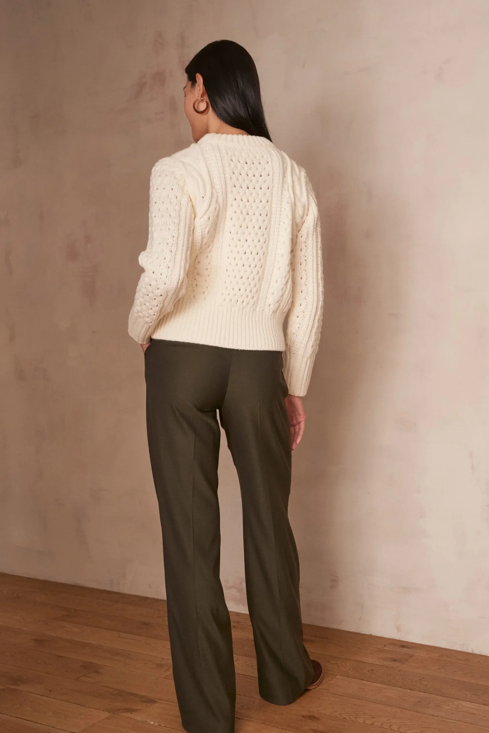 Maison 123 Pantalons Fluides|Pantalons Larges>Pantalon FINLEY VERT