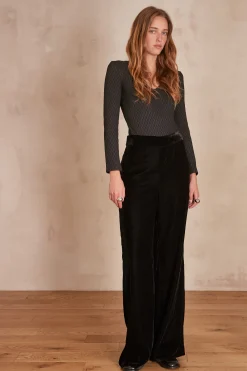 Maison 123 Pantalons Larges|Pantalons Noirs><noscript><img width=