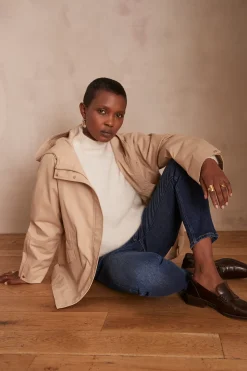 Maison 123 Manteaux Longs|Manteaux Courts>Parka ANNETTE BEIGE