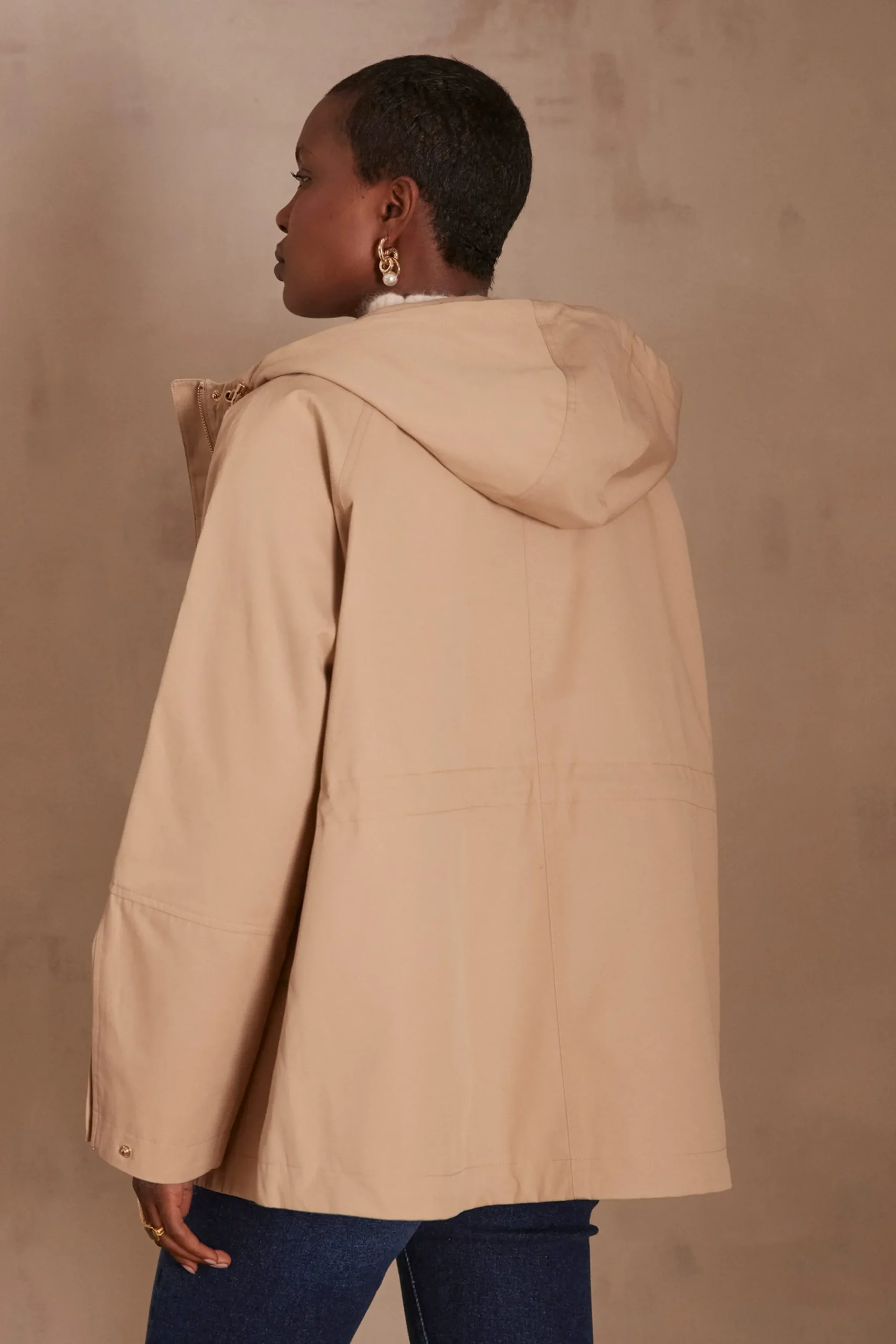 Maison 123 Manteaux Longs|Manteaux Courts>Parka ANNETTE BEIGE