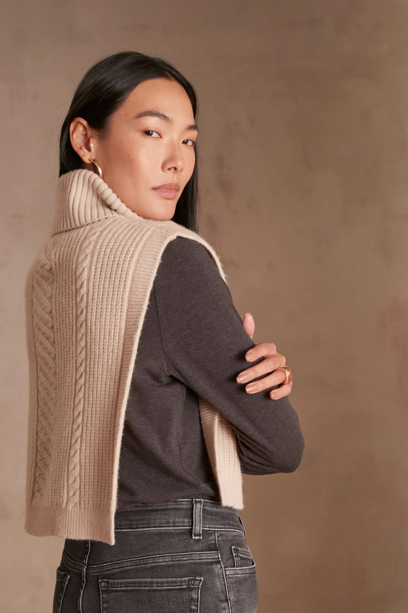 Maison 123 Echarpes|Cols Et Plastrons>Plastron LIAME NATUREL