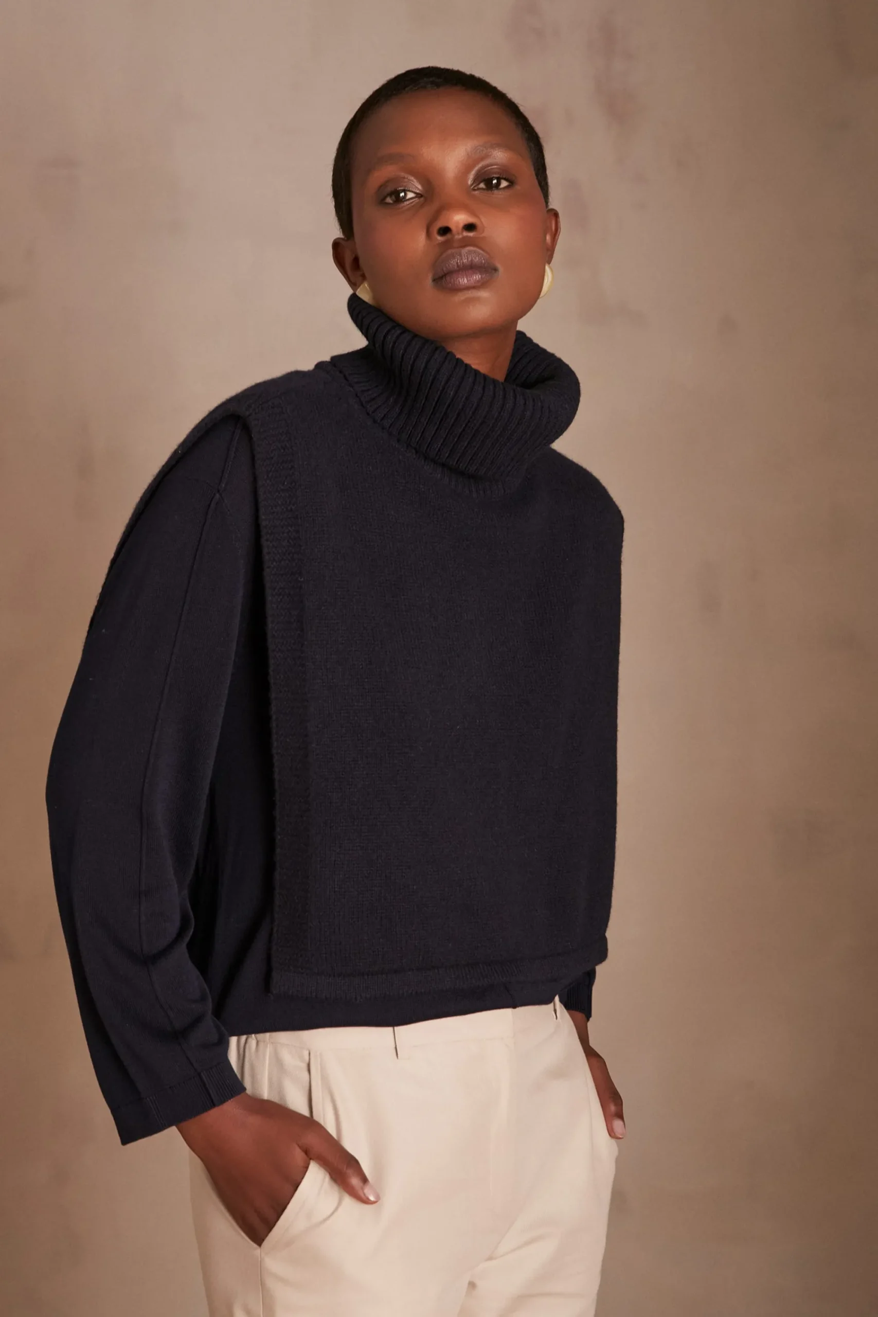 Maison 123 Echarpes|Cols Et Plastrons>Plastron LOLA MARINE