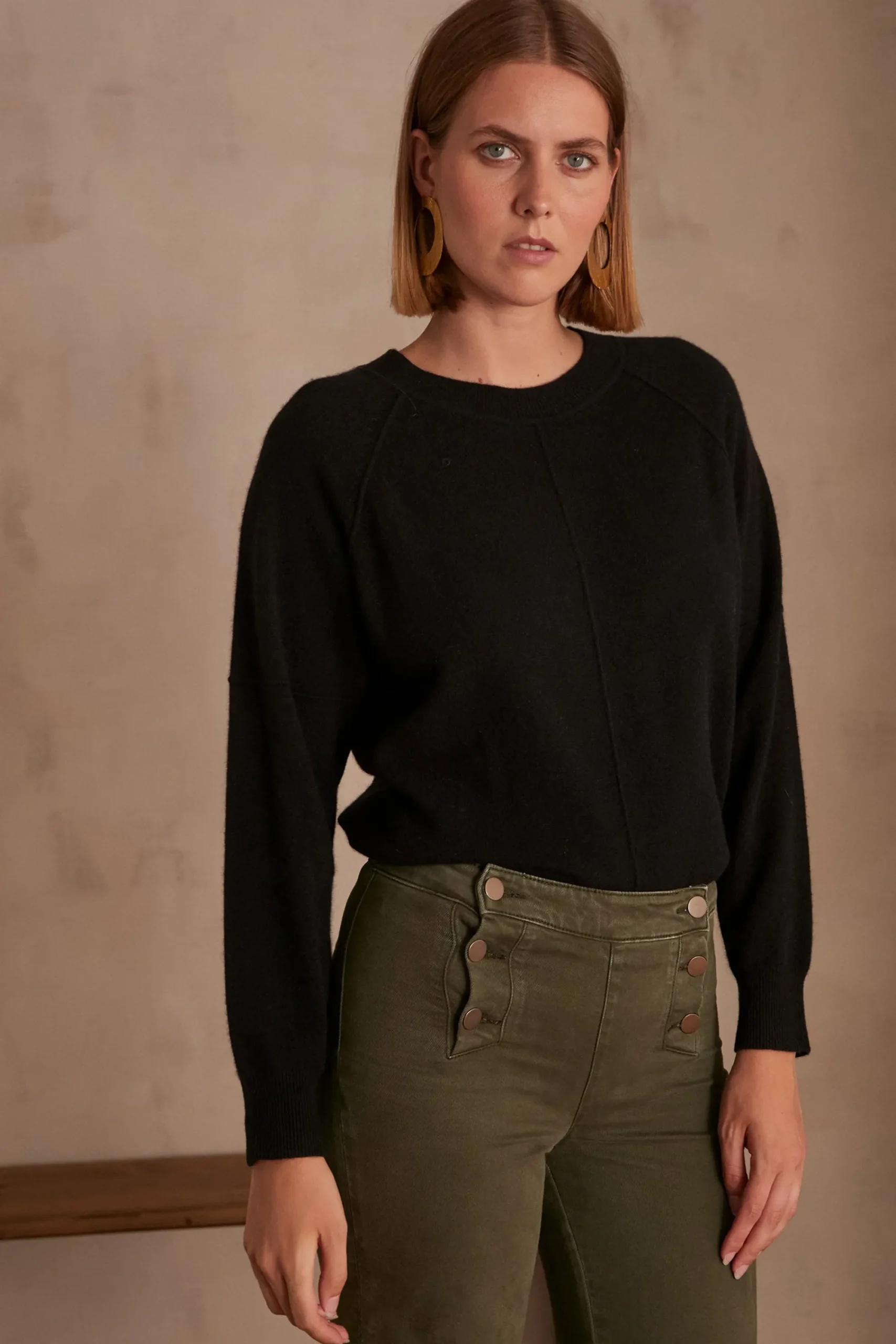 Maison 123 Pulls En Cachemire>Pull en cachemire ARY NOIR