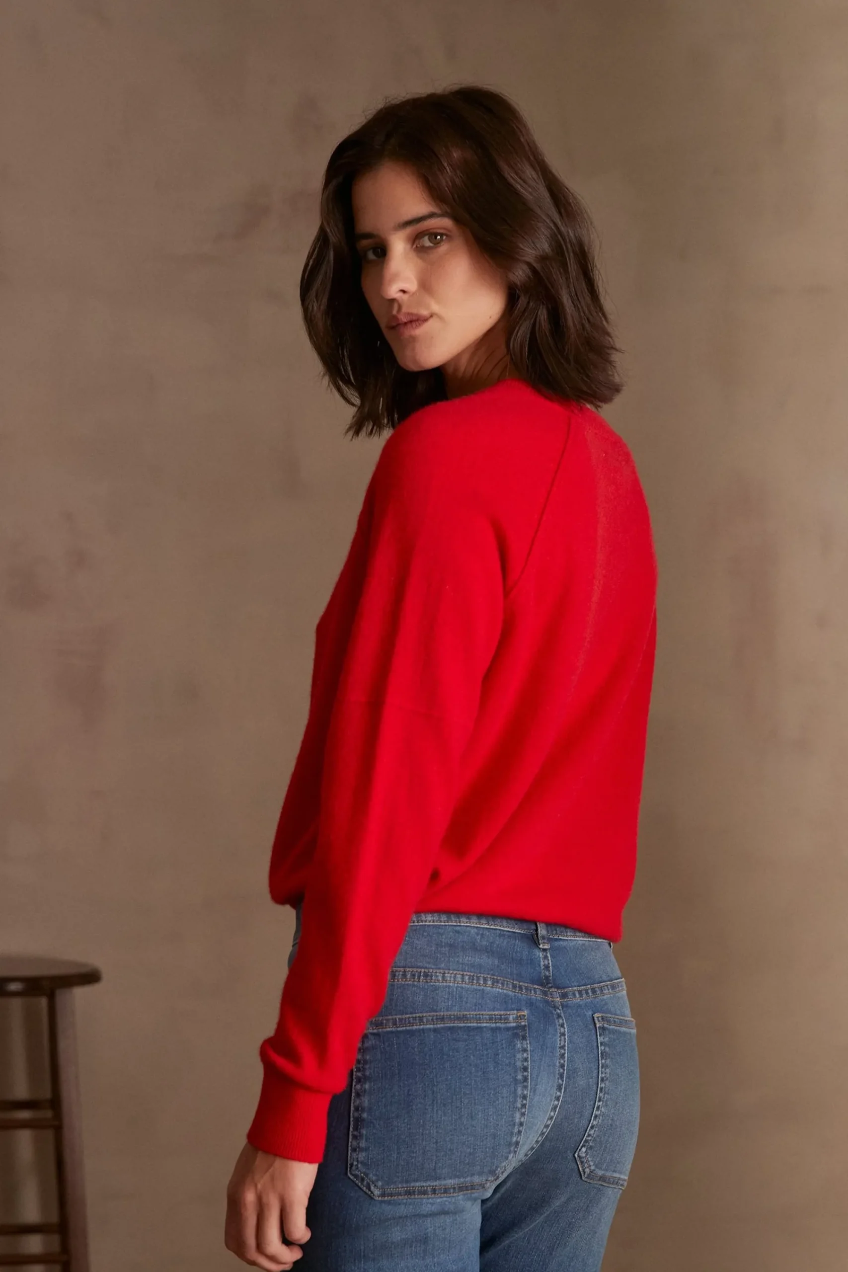 Maison 123 Pulls En Cachemire>Pull en cachemire ARY ROUGE