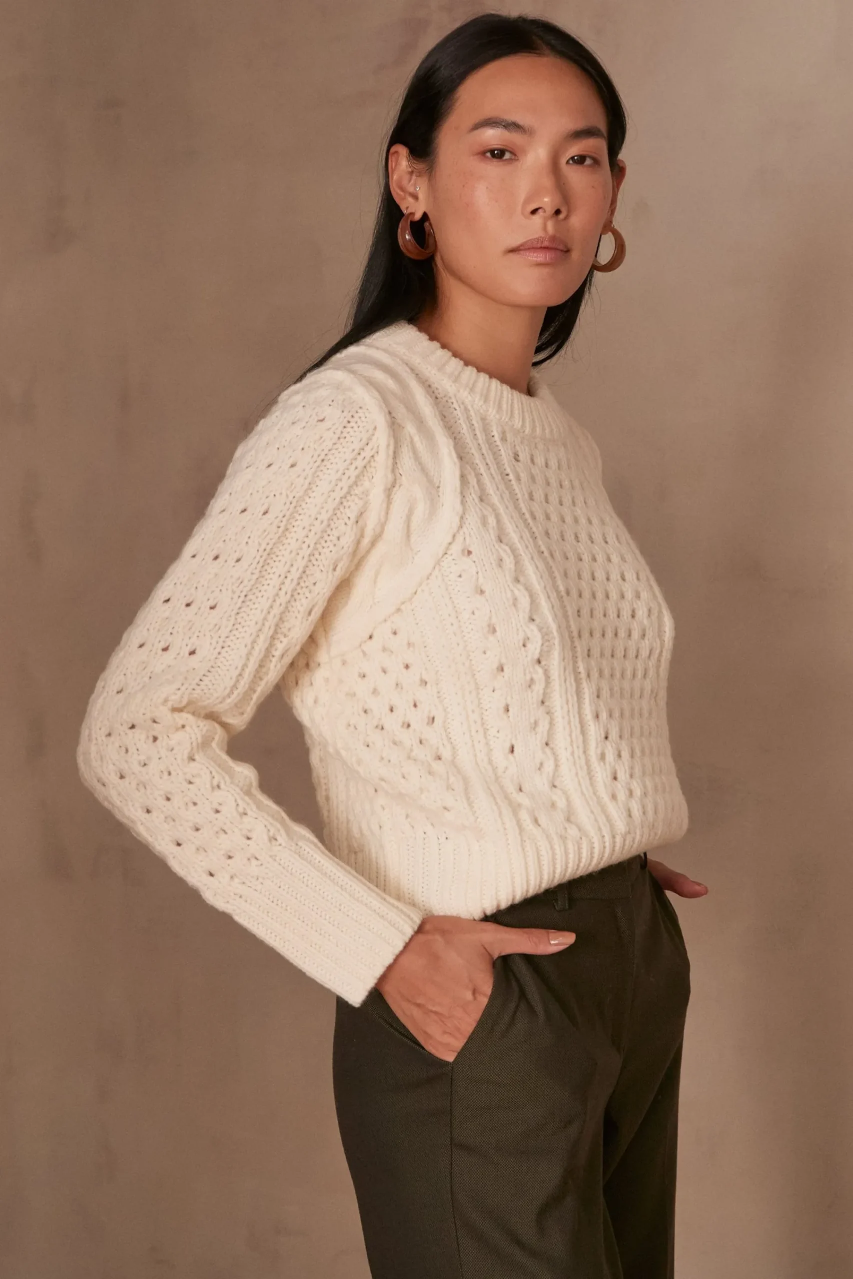 Maison 123 Pulls Col Rond>Pull CHANDLER BIS AMANDE