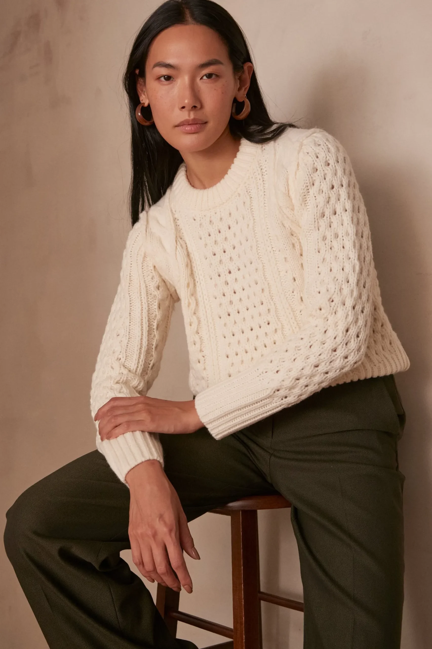 Maison 123 Pulls Col Rond>Pull CHANDLER BIS AMANDE