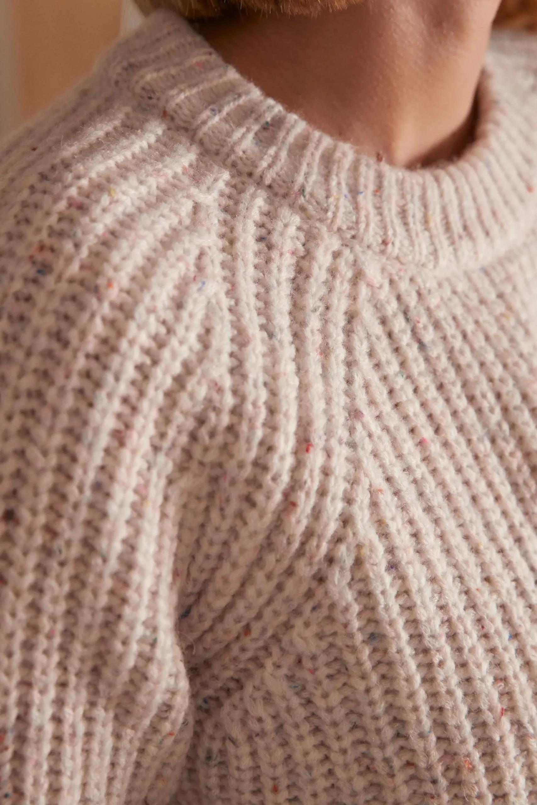 Maison 123 Pulls Col Rond>Pull CHIRLEY CREME