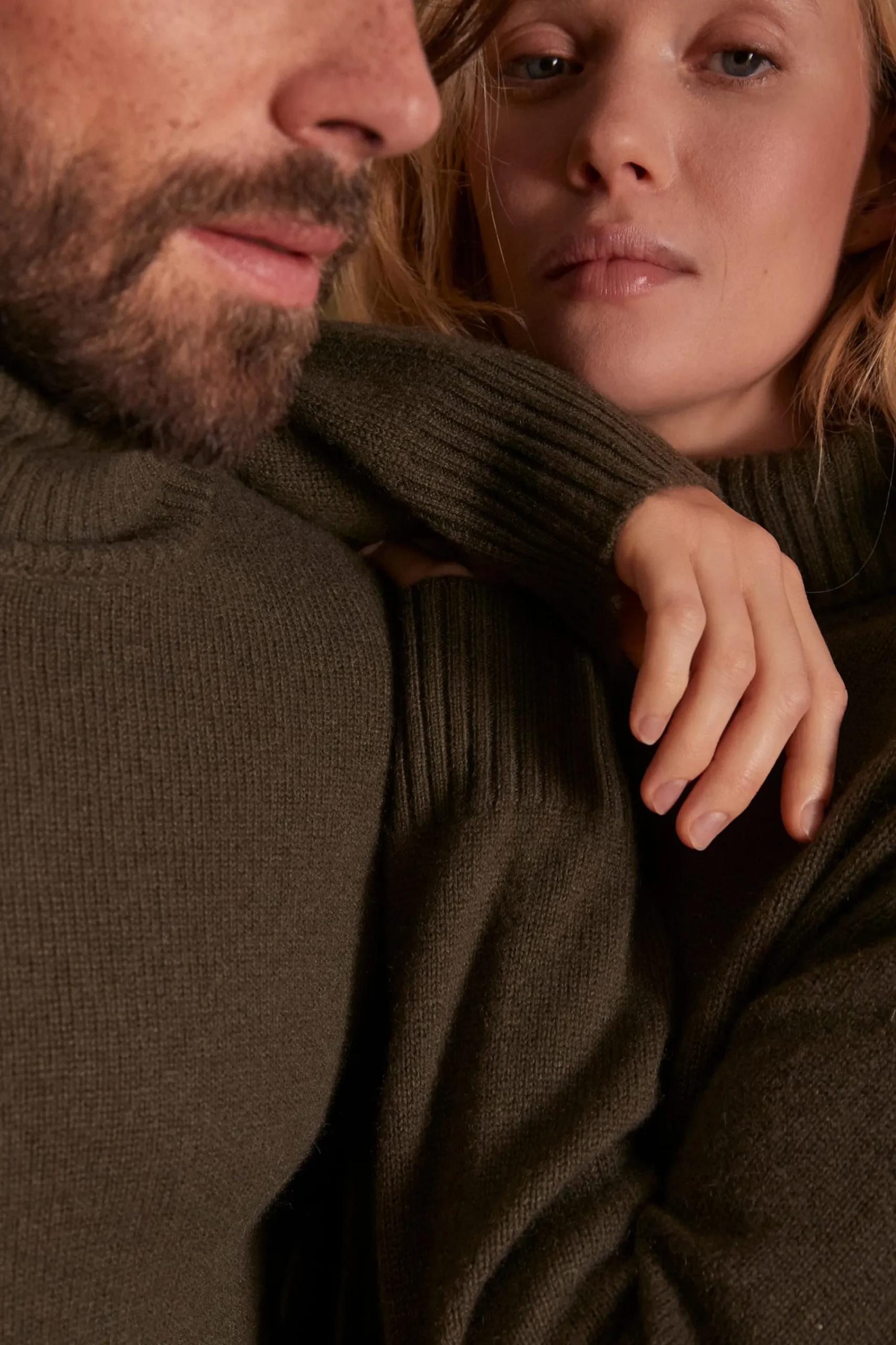 Maison 123 Pulls À Col Roulé|Pulls En Cachemire>Pull col-roulé unisexe SWAN(N) FEUILLE