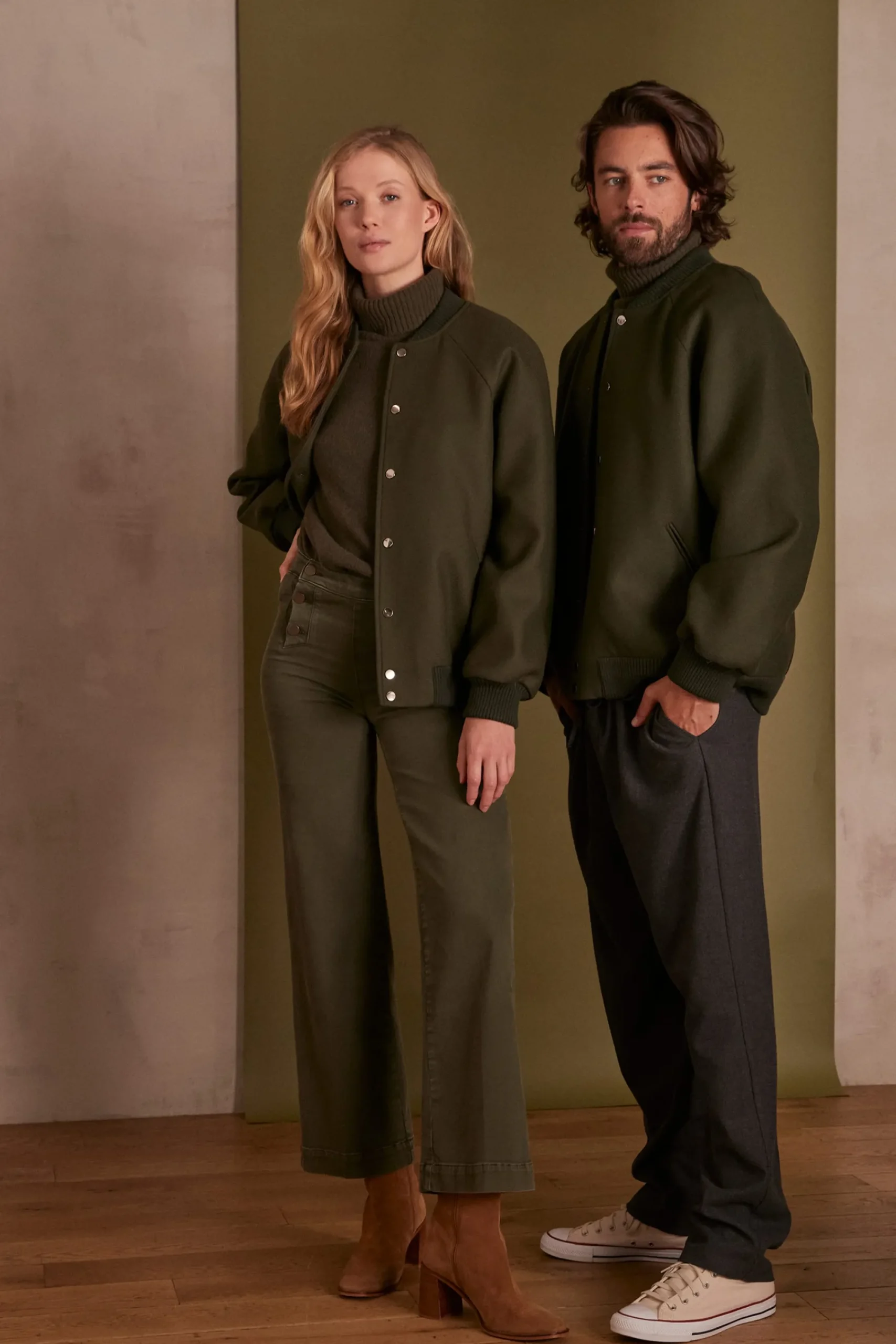 Maison 123 Pulls À Col Roulé|Pulls En Cachemire>Pull col-roulé unisexe SWAN(N) FEUILLE