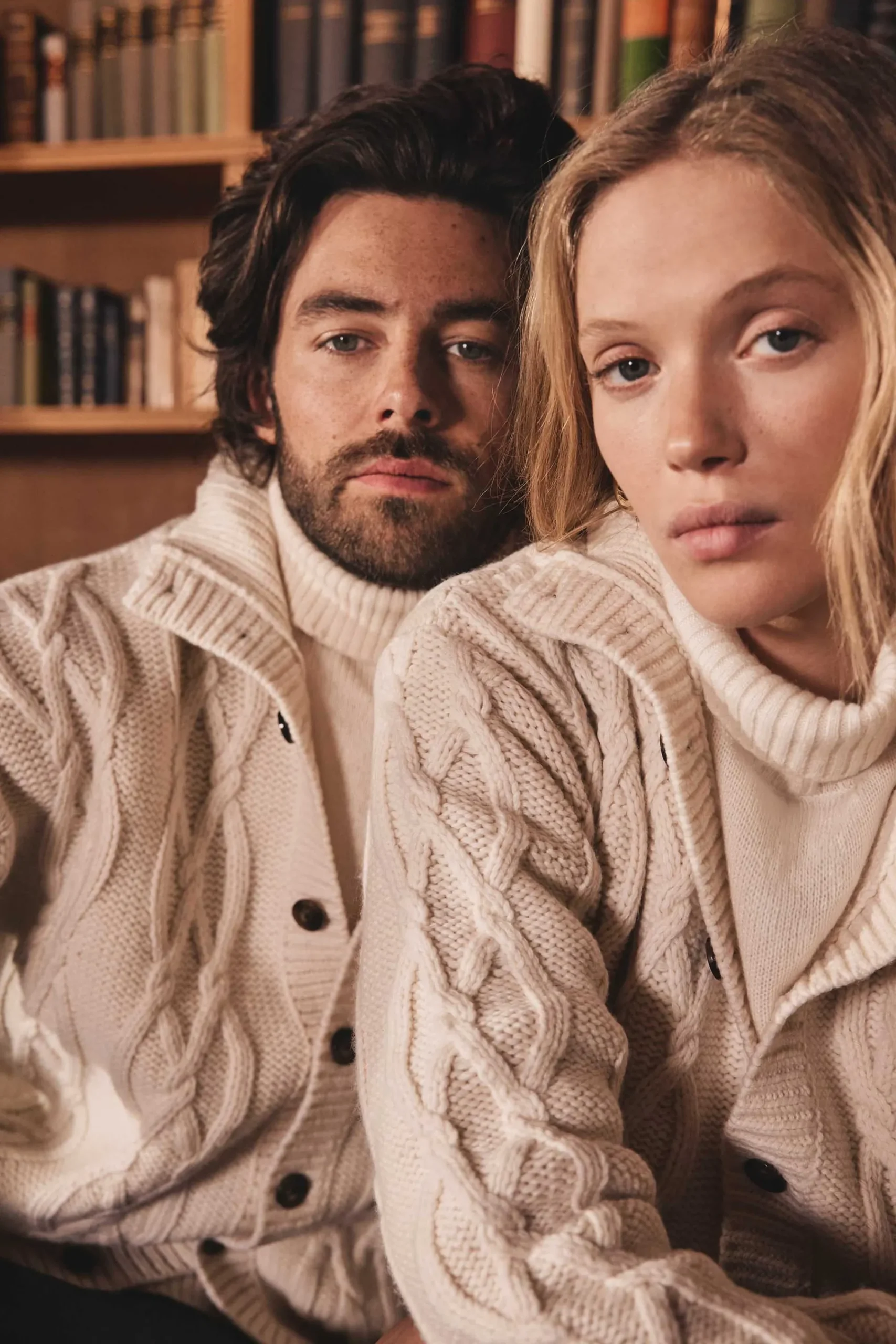 Maison 123 Pulls À Col Roulé|Pulls En Cachemire>Pull col-roulé unisexe SWAN(N) CREME