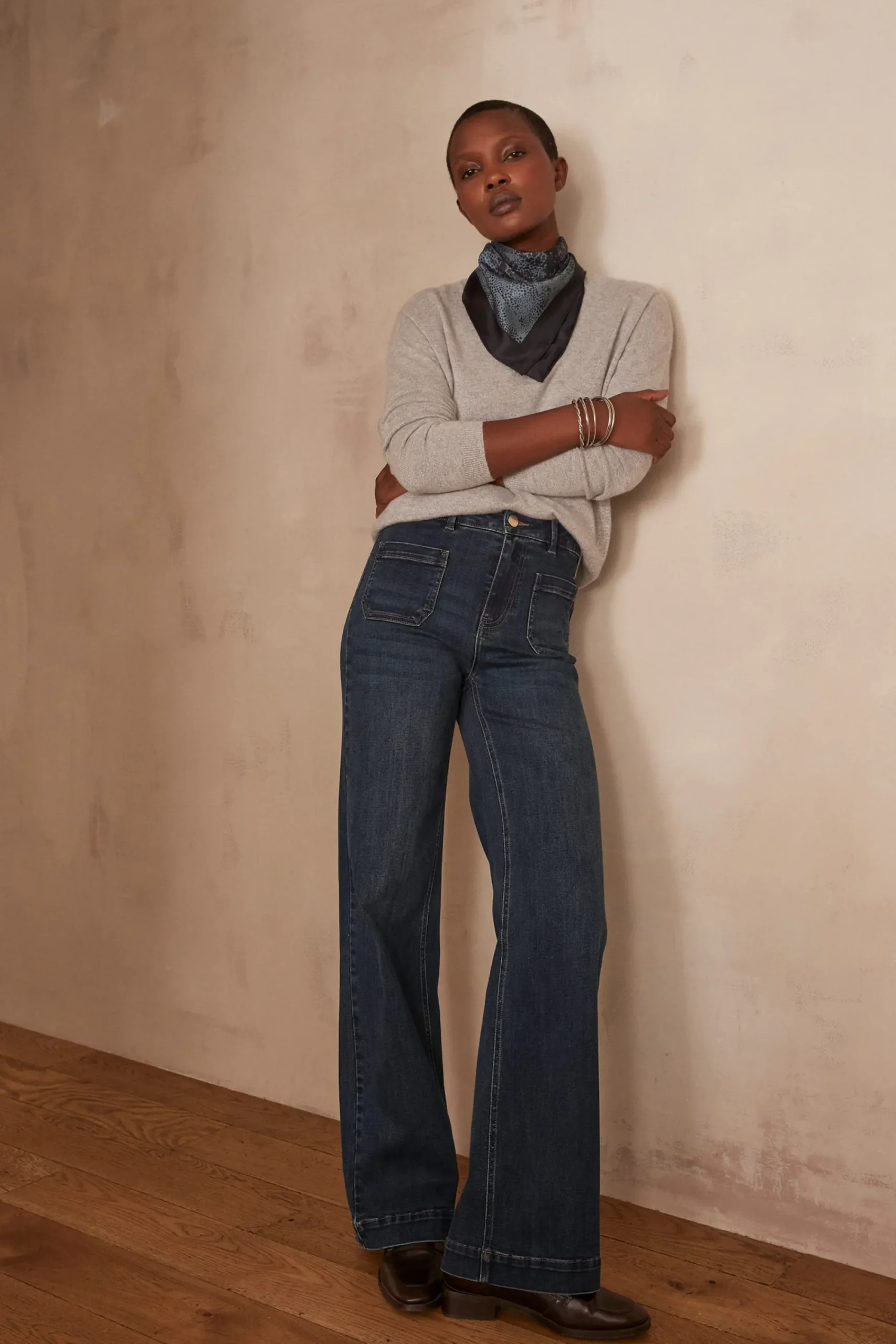 Maison 123 Pulls En Cachemire>Pull en cachemire ADELIE BIS CHINE CLAIR