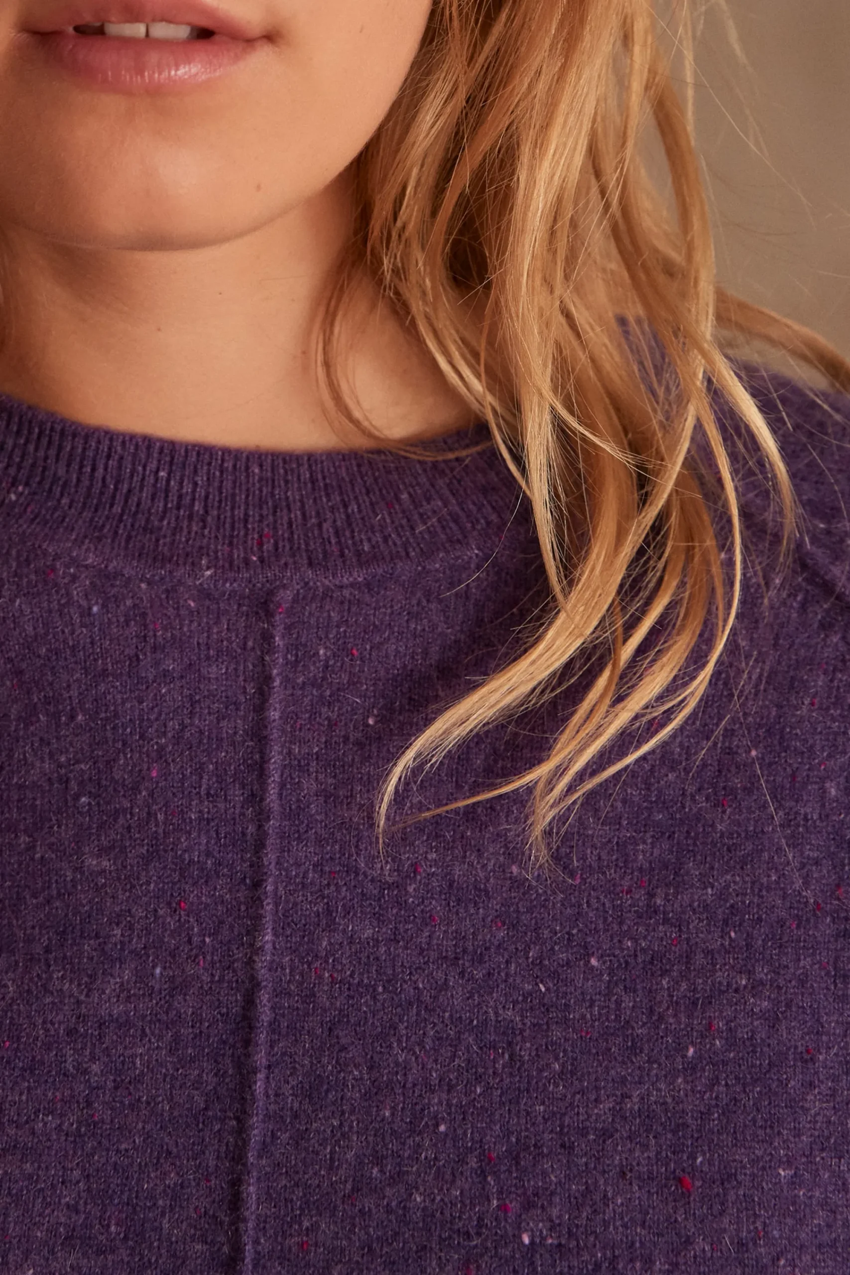 Maison 123 Pulls En Cachemire>Pull en cachemire ARY BIS VIOLINE