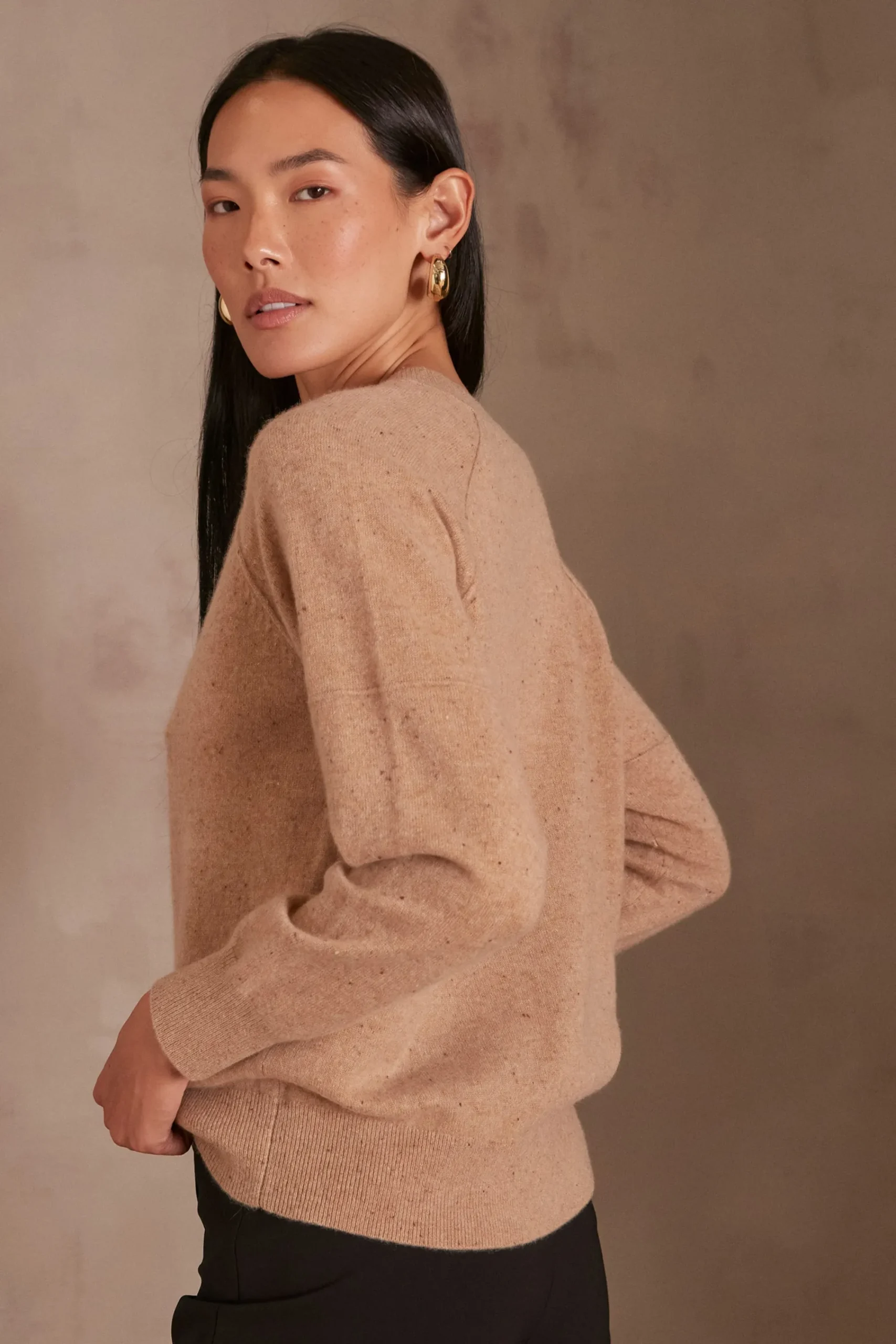 Maison 123 Pulls En Cachemire>Pull en cachemire ARY BIS CAMEL