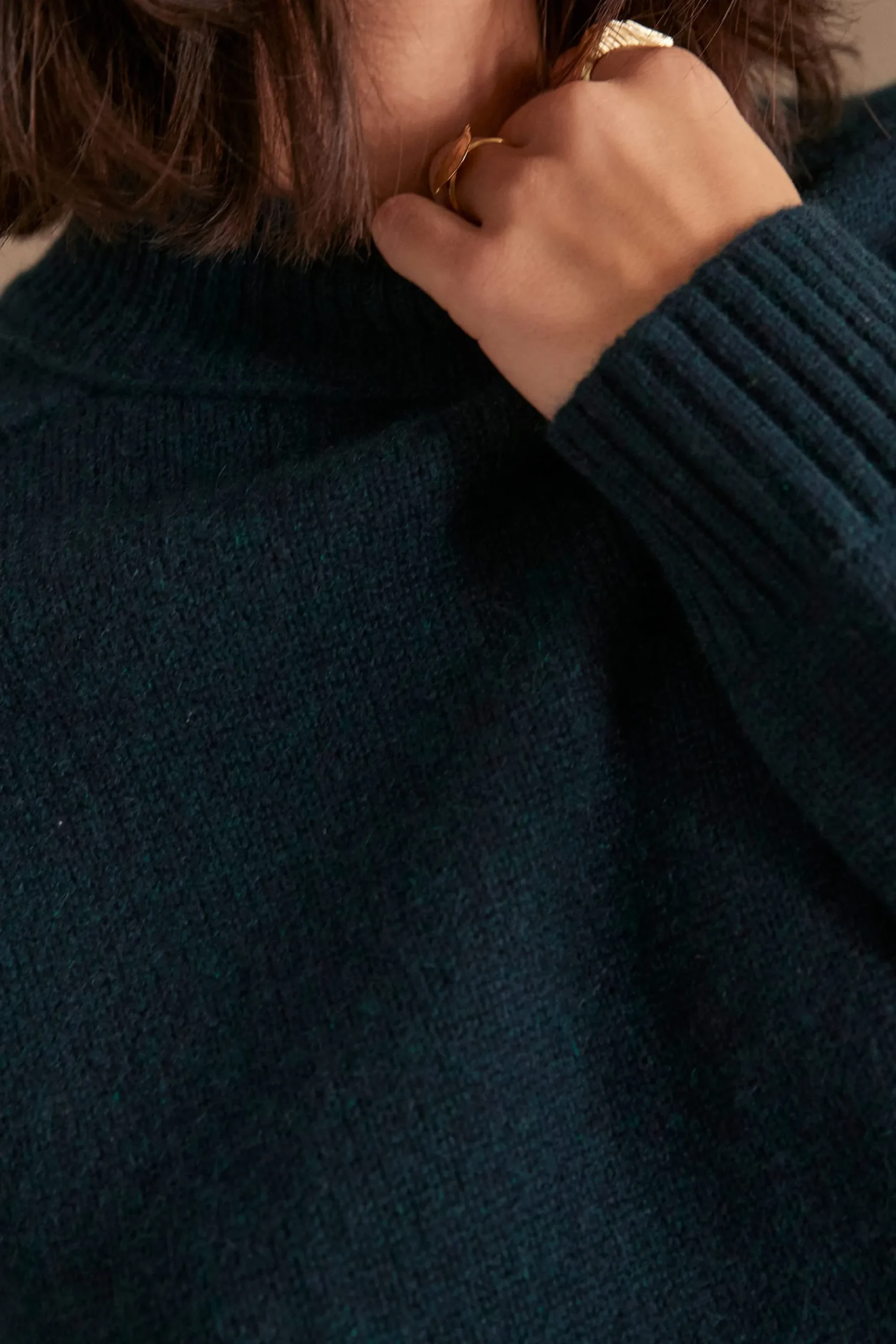 Maison 123 Pulls En Cachemire>Pull en cachemire CHARLES CANARD FONCE