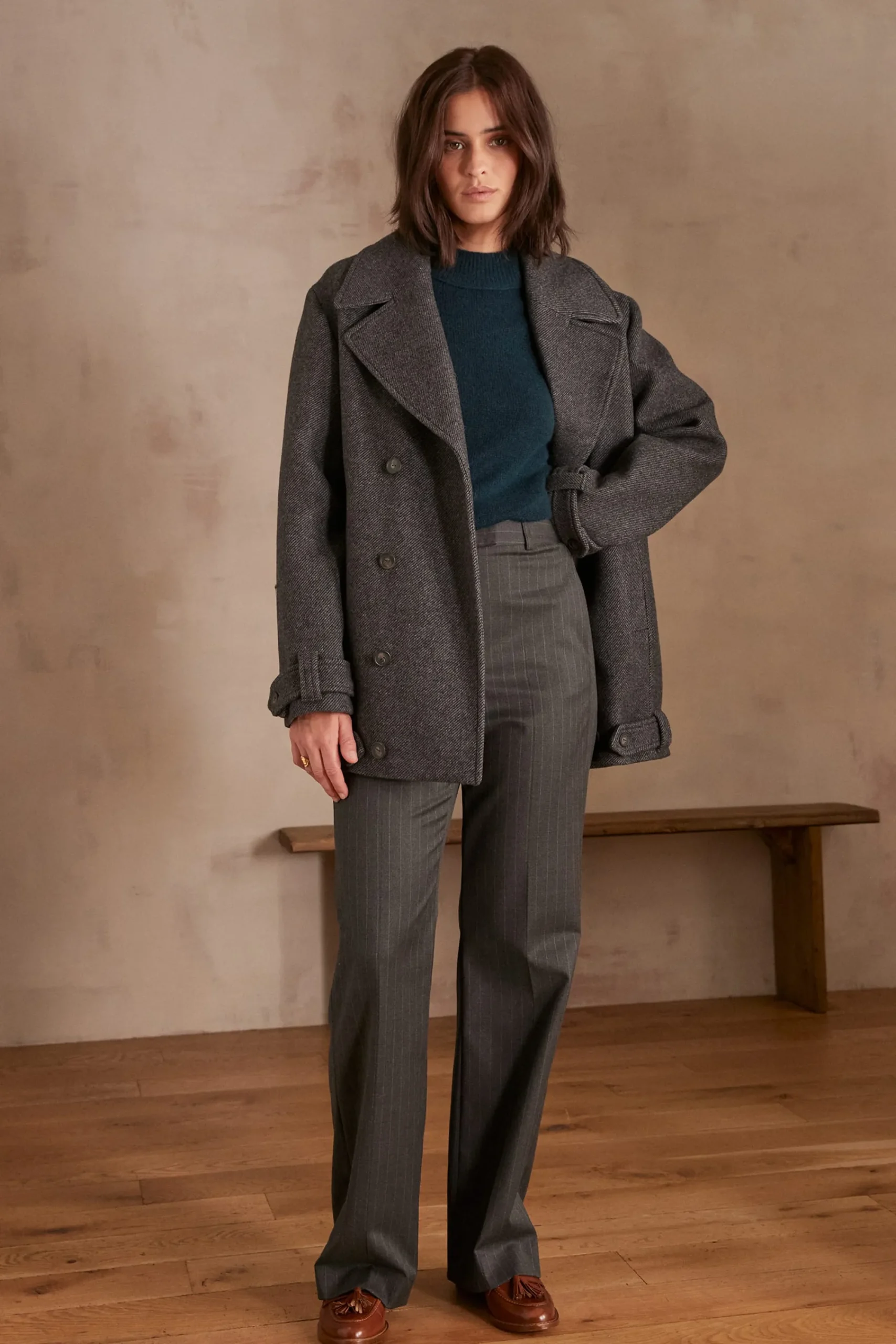 Maison 123 Pulls En Cachemire>Pull en cachemire CHARLES CANARD FONCE