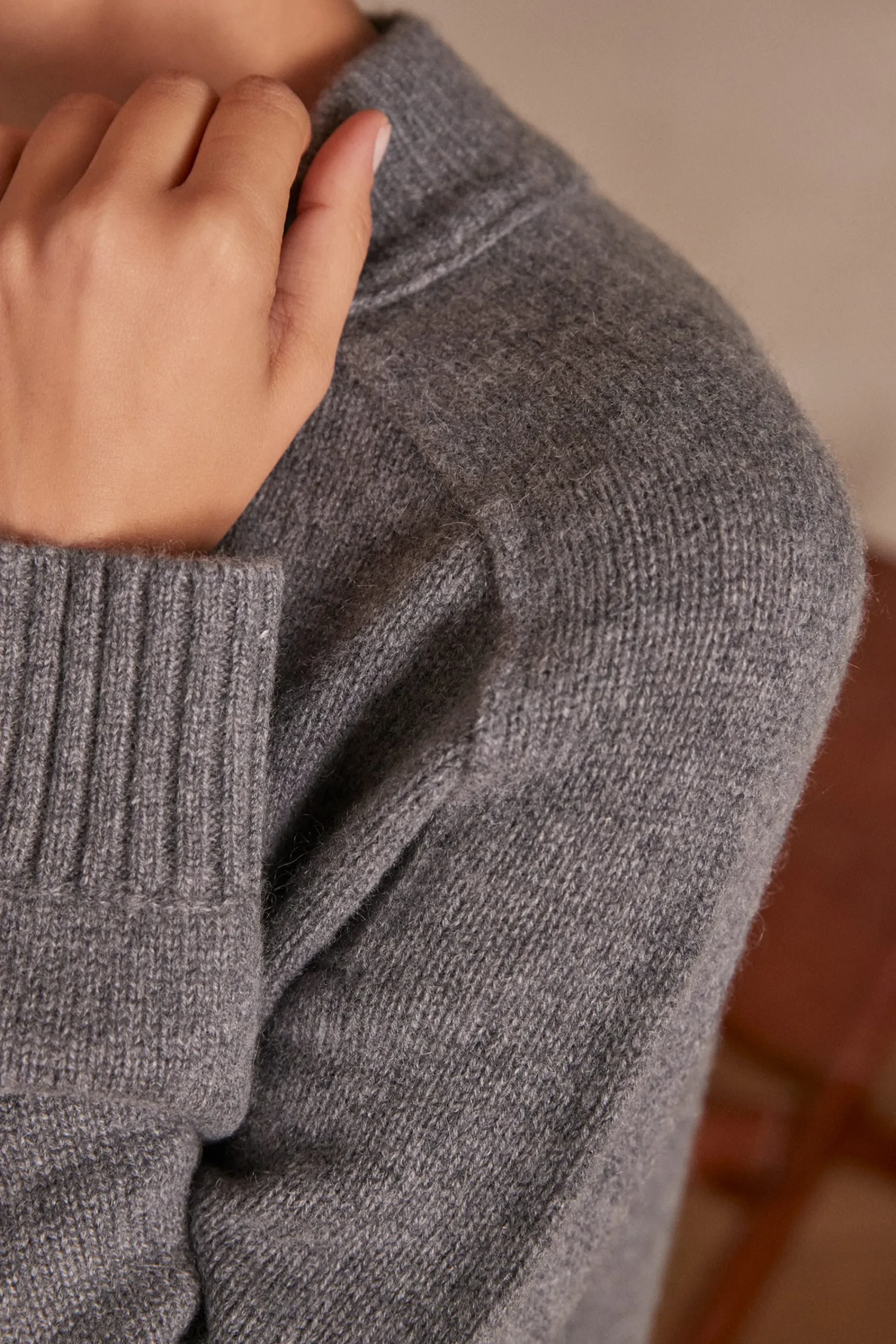 Maison 123 Pulls En Cachemire>Pull en cachemire CHARLES ANTHRACITE