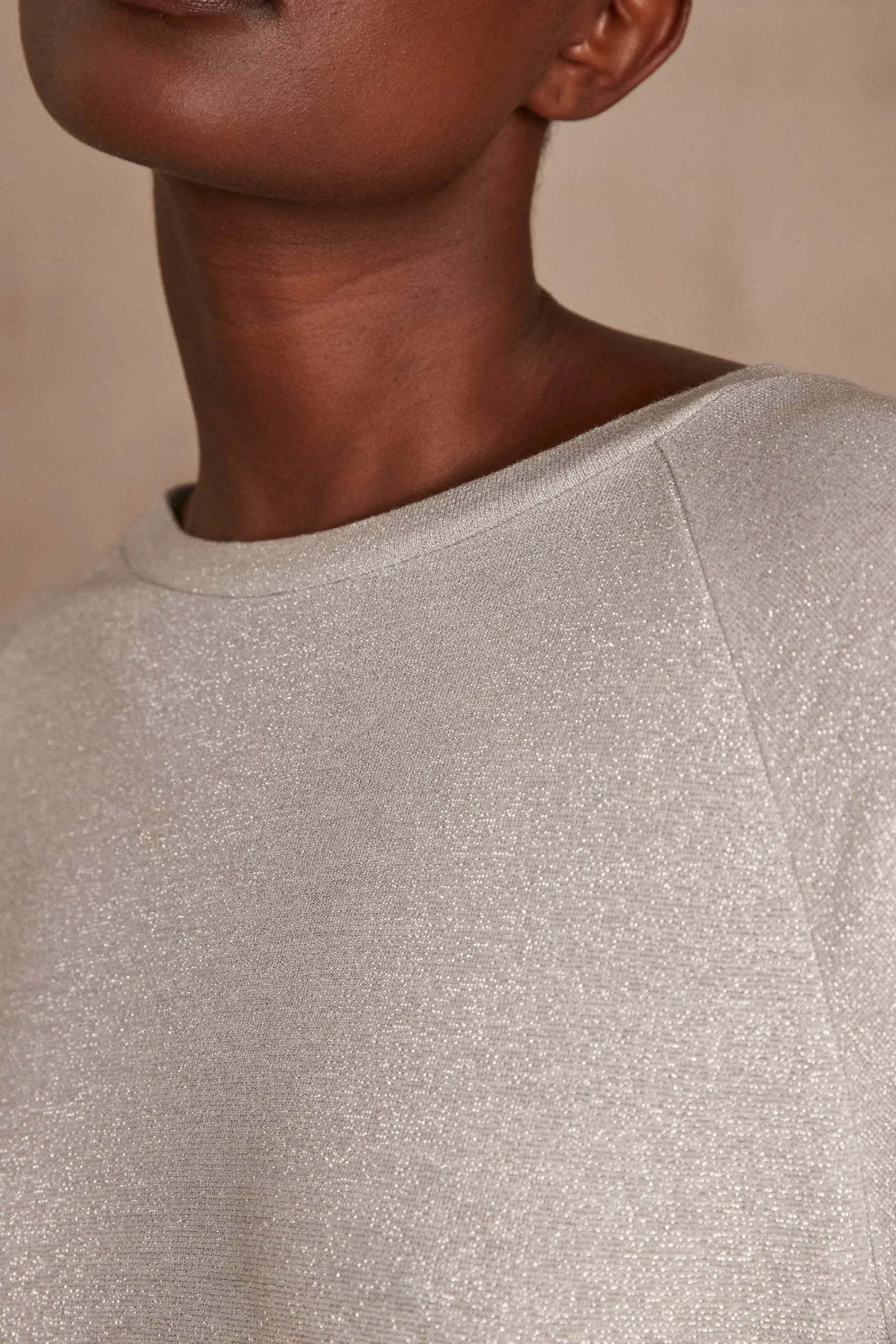 Maison 123 T-Shirts Col Rond>Pull léger TOPAZE ARGENT