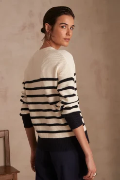 Maison 123 Pulls Col Rond|Marinières><noscript><img width=