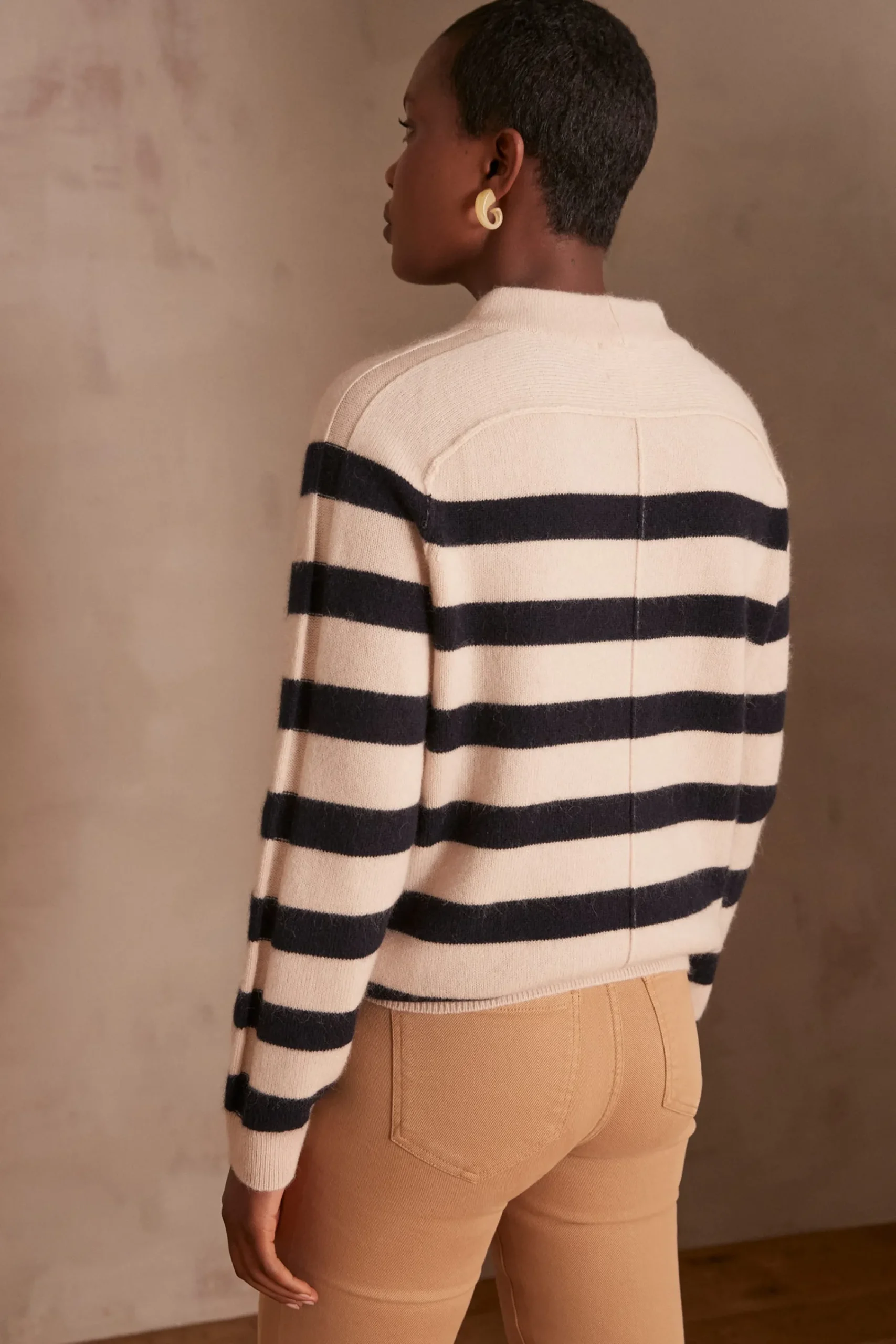 Maison 123 Marinières>Pull marinière CLINTON NATUREL