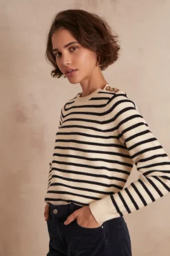 Maison 123 Pulls Col Rond|Marinières>Pull SAM MARINE