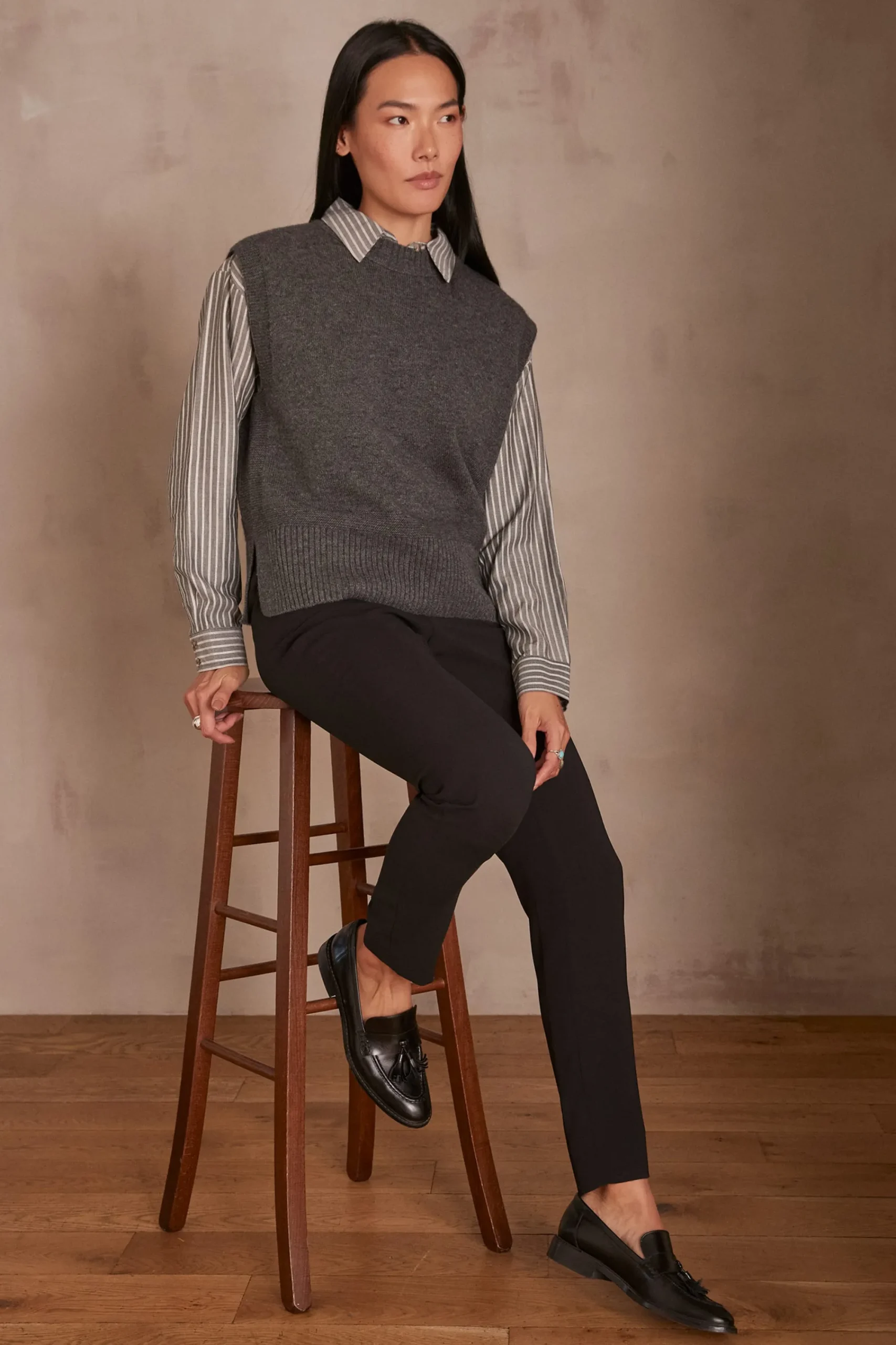 Maison 123 Pulls Sans Manches>Pull sans manches COSTA GRIS SOURIS