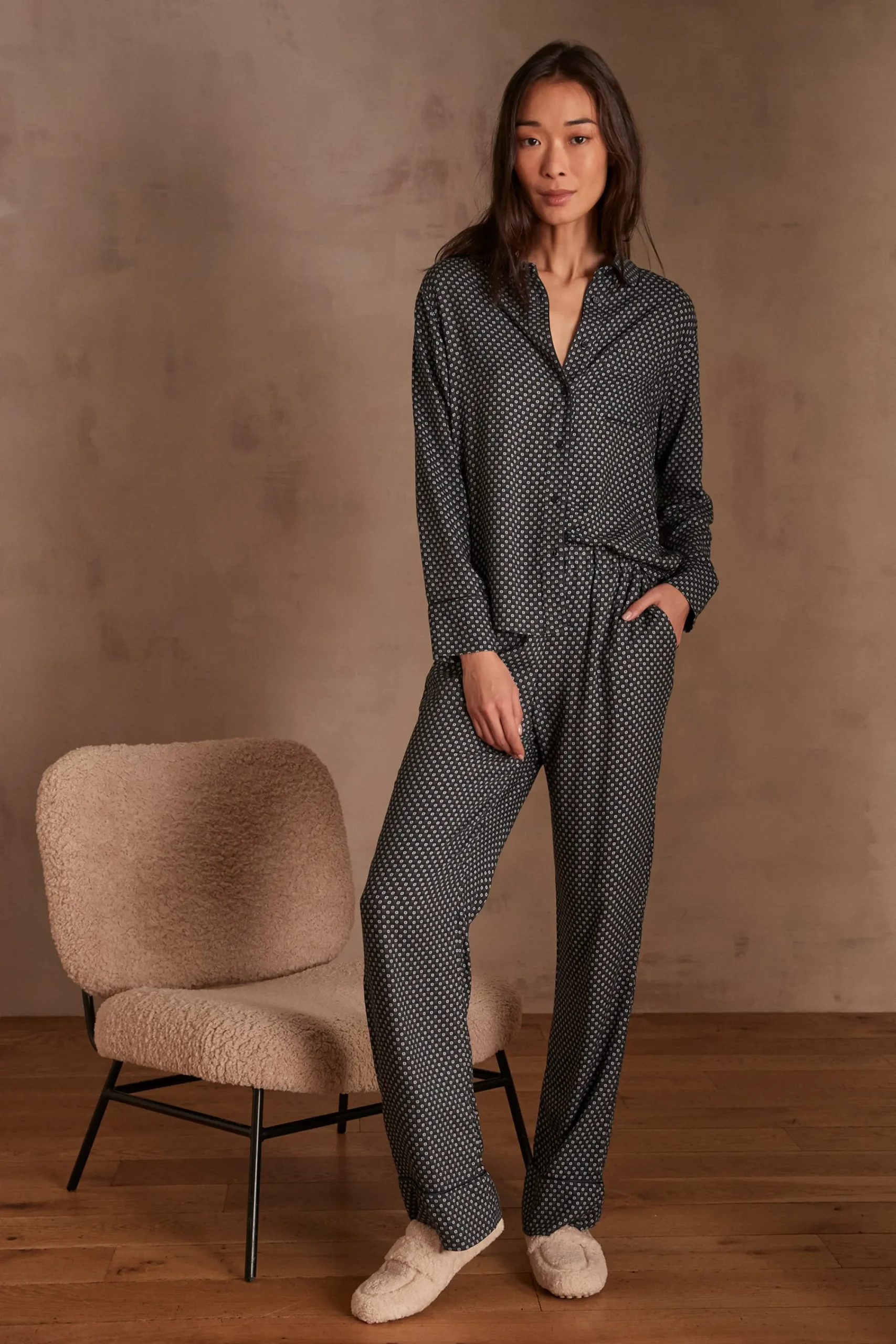 Maison 123 Blouses Et Chemises Imprimées|Pyjamas>Pyjama MORPHEE MARINE