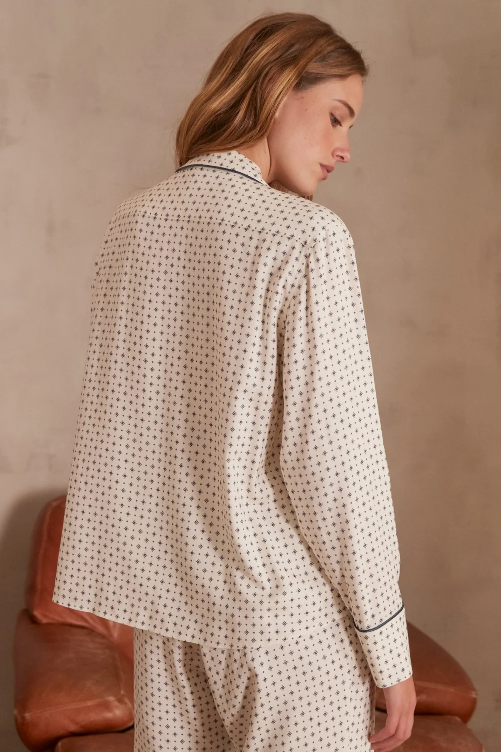 Maison 123 Blouses Et Chemises Imprimées|Blouses Et Chemises Blanches>Pyjama REVE BLANC