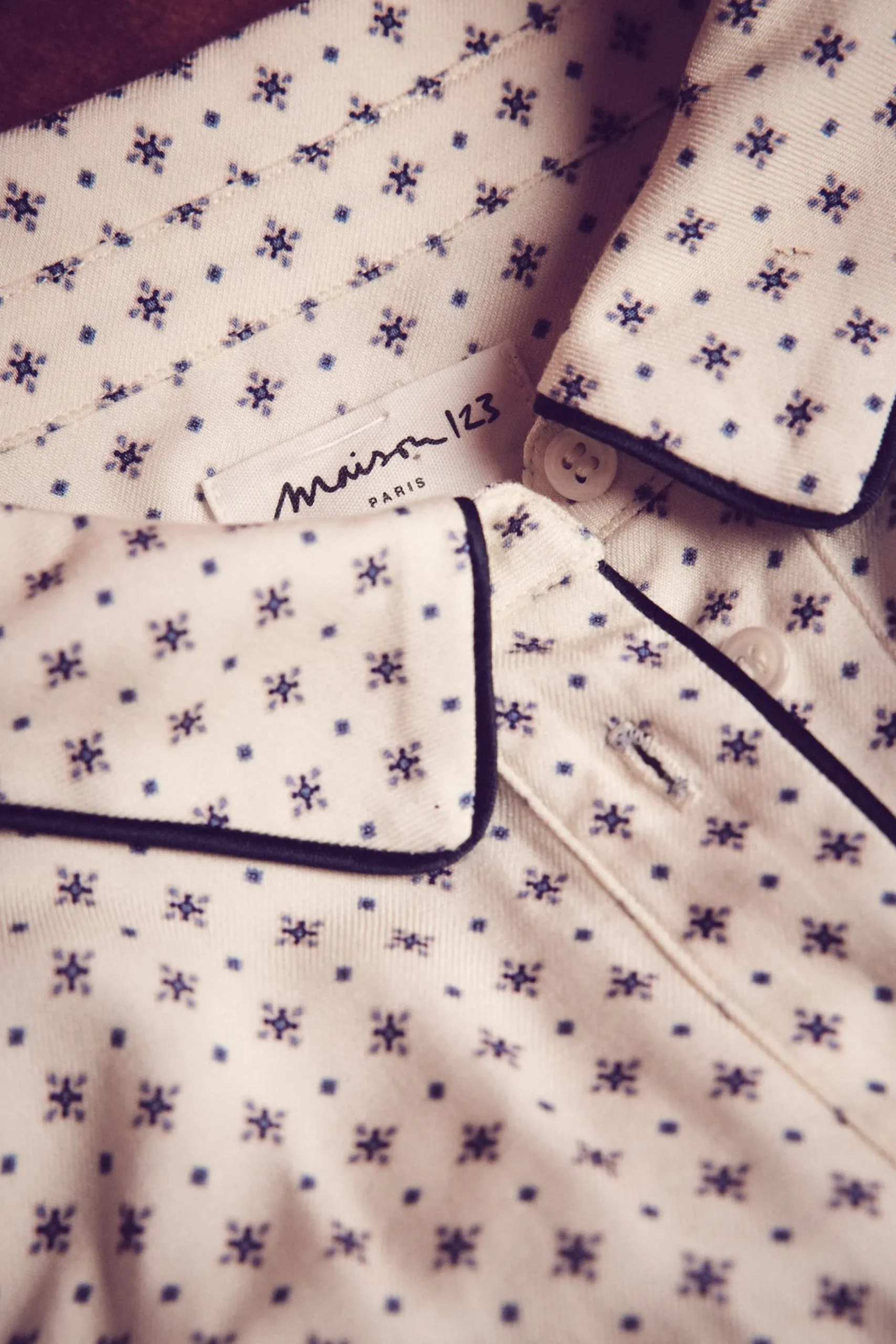 Maison 123 Blouses Et Chemises Imprimées|Blouses Et Chemises Blanches>Pyjama REVE BLANC