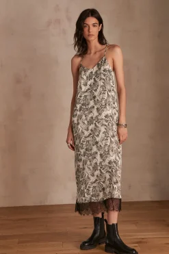 Maison 123 Robes Longues|Robes Imprimées>Robe CLARISSA ECRU
