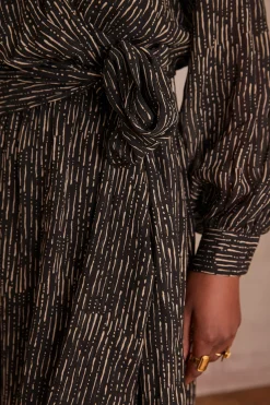 Maison 123 Robes Courtes|Robes Imprimées>Robe LARY NOIR