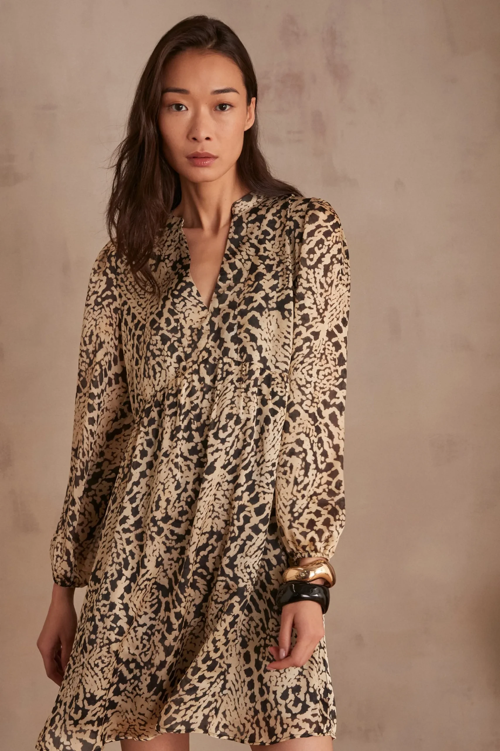 Maison 123 Robes Courtes|Robes Imprimées>Robe LILANA CREME