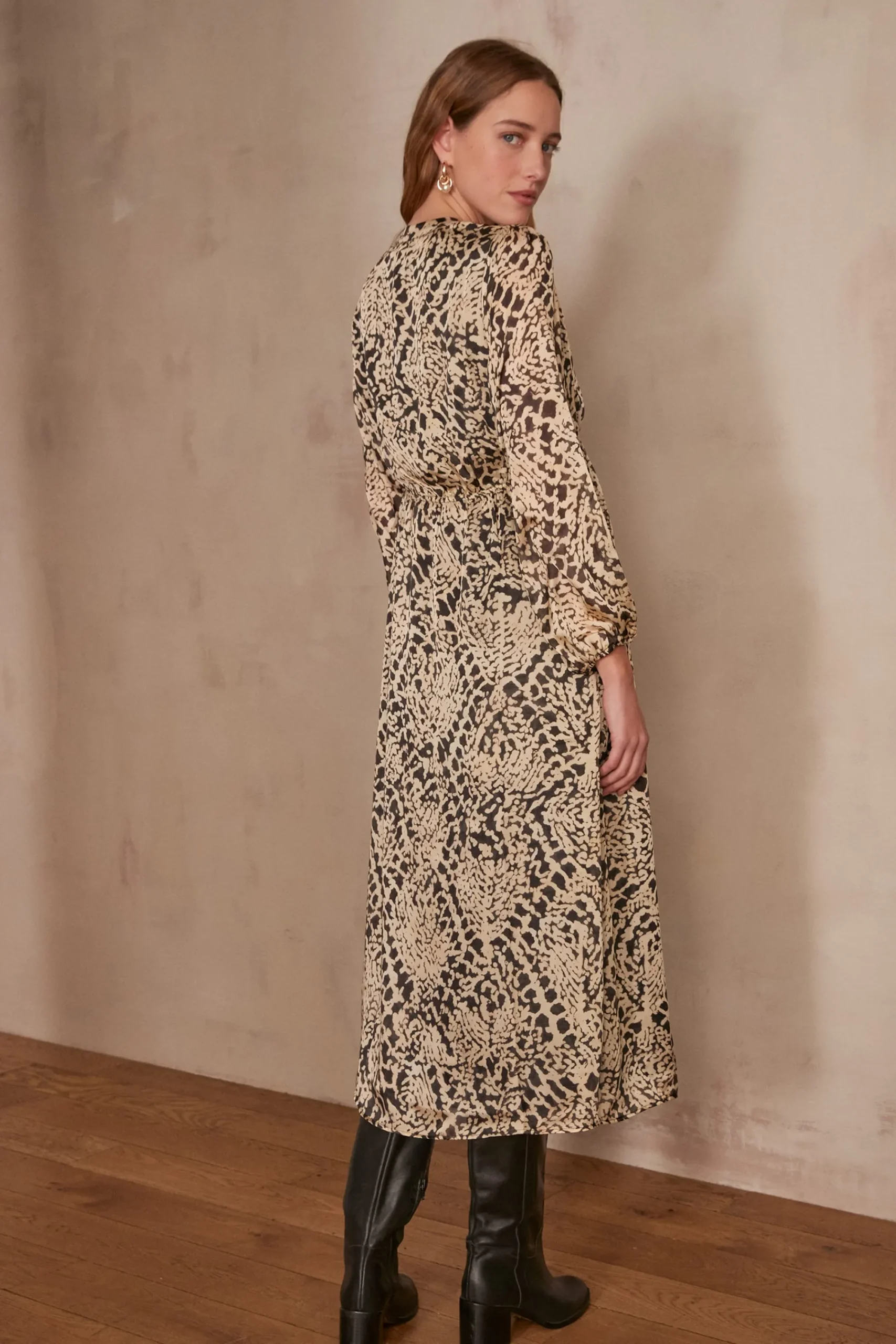 Maison 123 Robes Longues|Robes Imprimées>Robe LILAS CREME