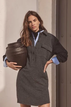 Maison 123 Robes Imprimées|Robes Chemise>Robe LOU MARINE