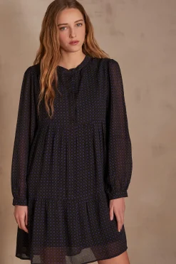 Maison 123 Robes Courtes|Robes Imprimées>Robe LOUISE MARINE