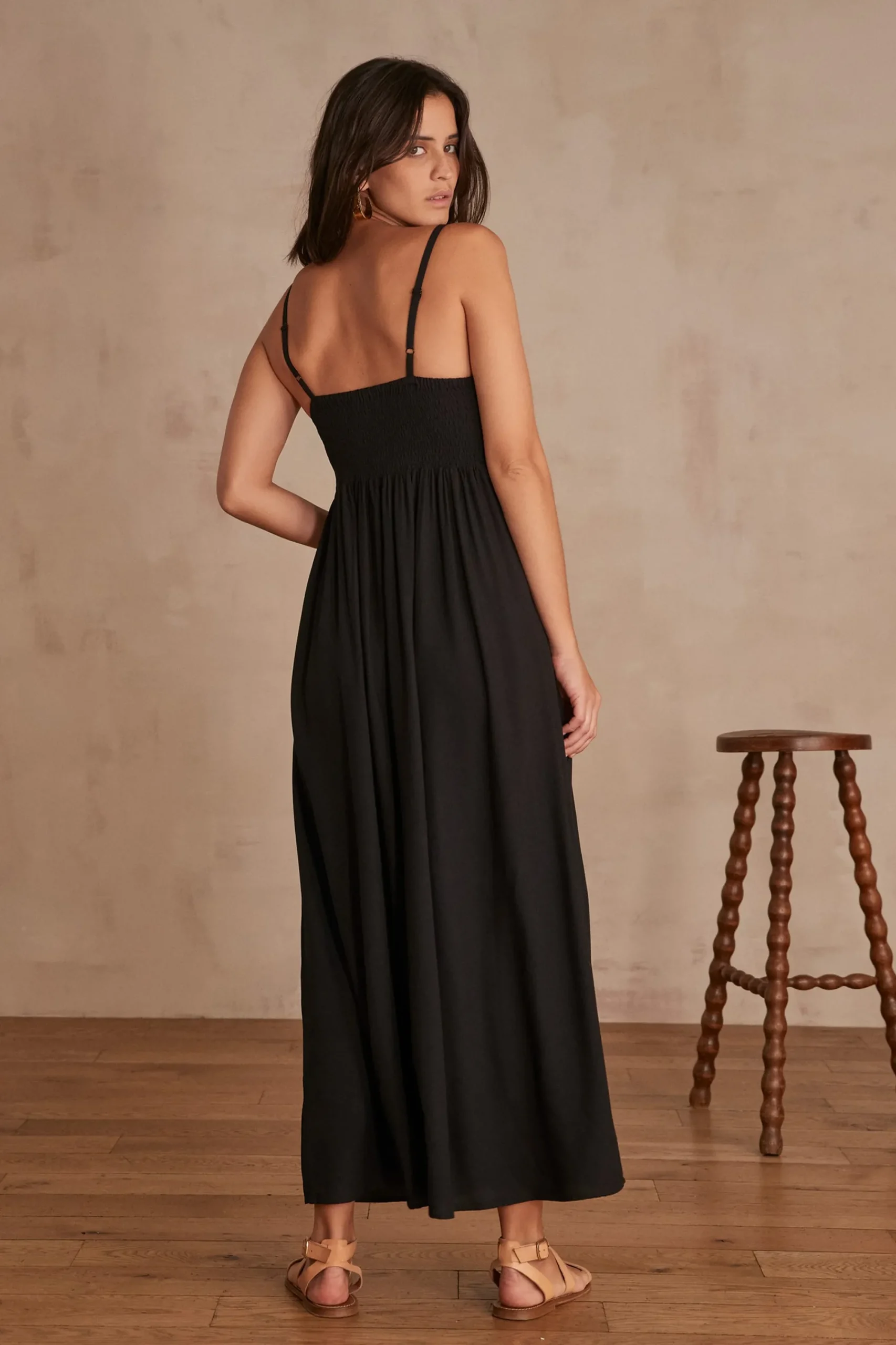 Maison 123 Robes Longues|Robes Noires>ROBE MAELINE NOIR