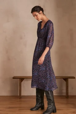 Maison 123 Robes Longues|Robes Imprimées>Robe MAENA VIOLET