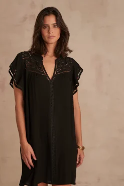 Maison 123 Robes Courtes|Robes Noires>ROBE MARGOT NOIR