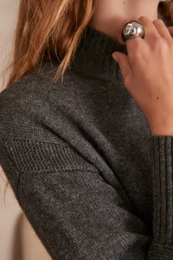 Maison 123 Robes En Maille|Robes Longues>Robe MARIANE GRIS SOURIS