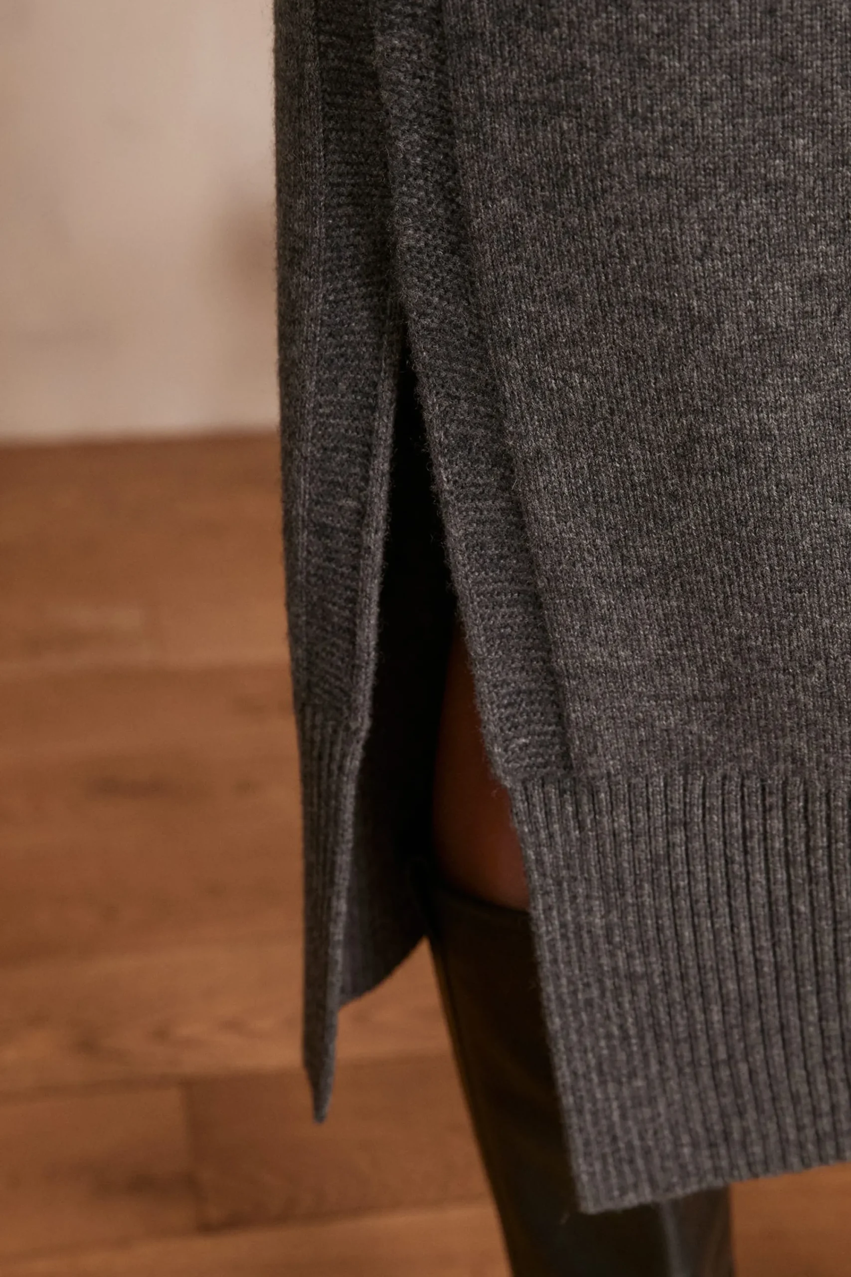 Maison 123 Robes En Maille|Robes Longues>Robe MARIANE GRIS SOURIS